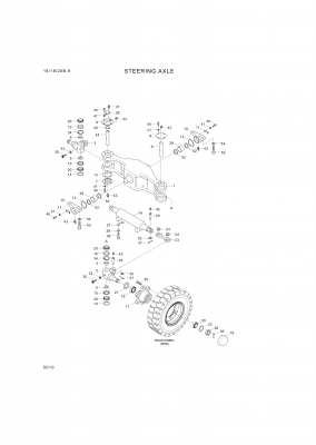 drawing for Hyundai Construction Equipment S461-630552 - PIN-SPLIT (figure 1)