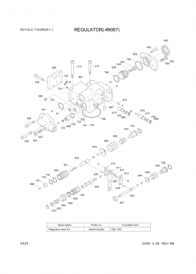 drawing for Hyundai Construction Equipment XKAH-00282 - SCREW-ADJUST (figure 3)