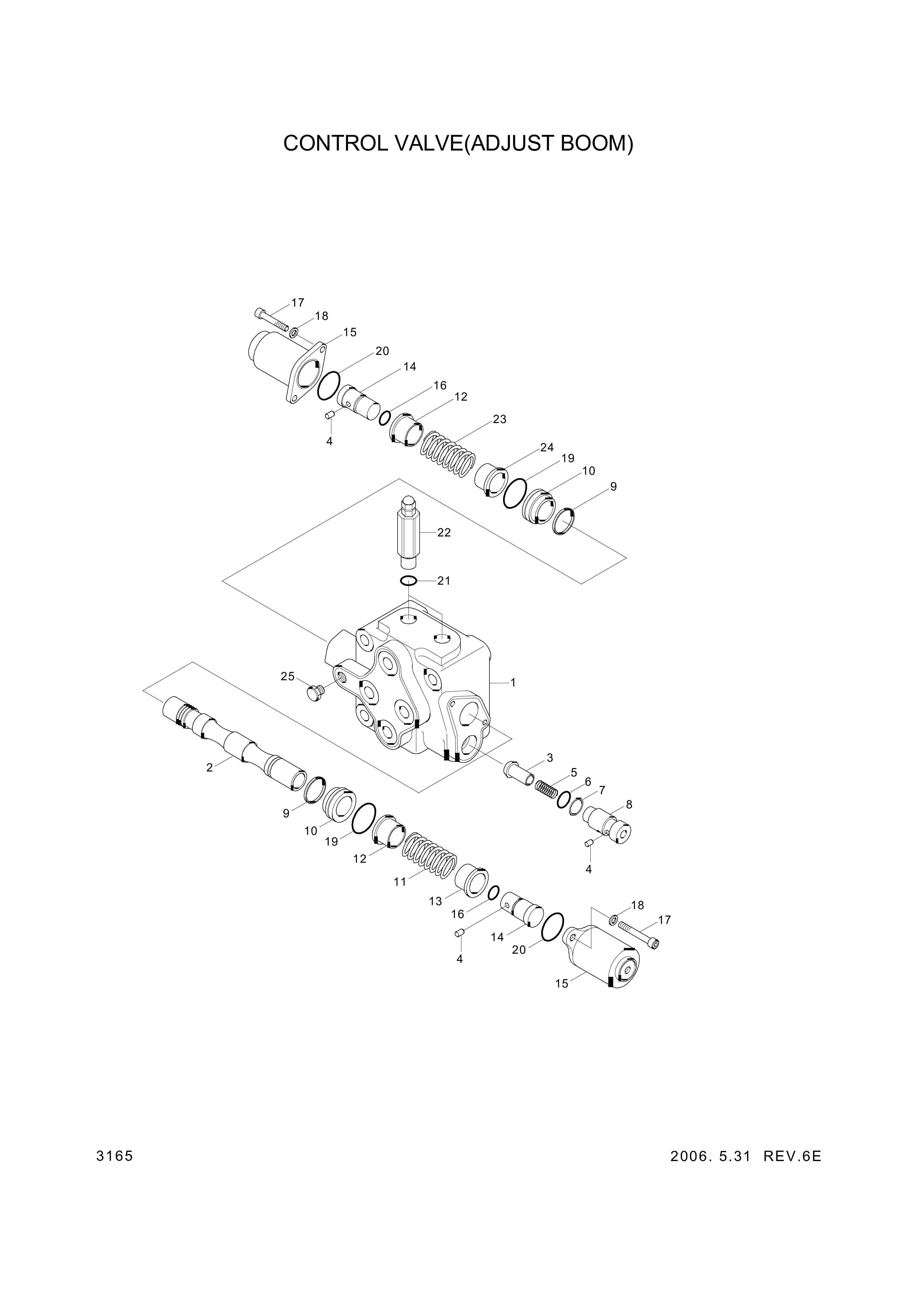 drawing for Hyundai Construction Equipment 3597-115 - RING (figure 4)