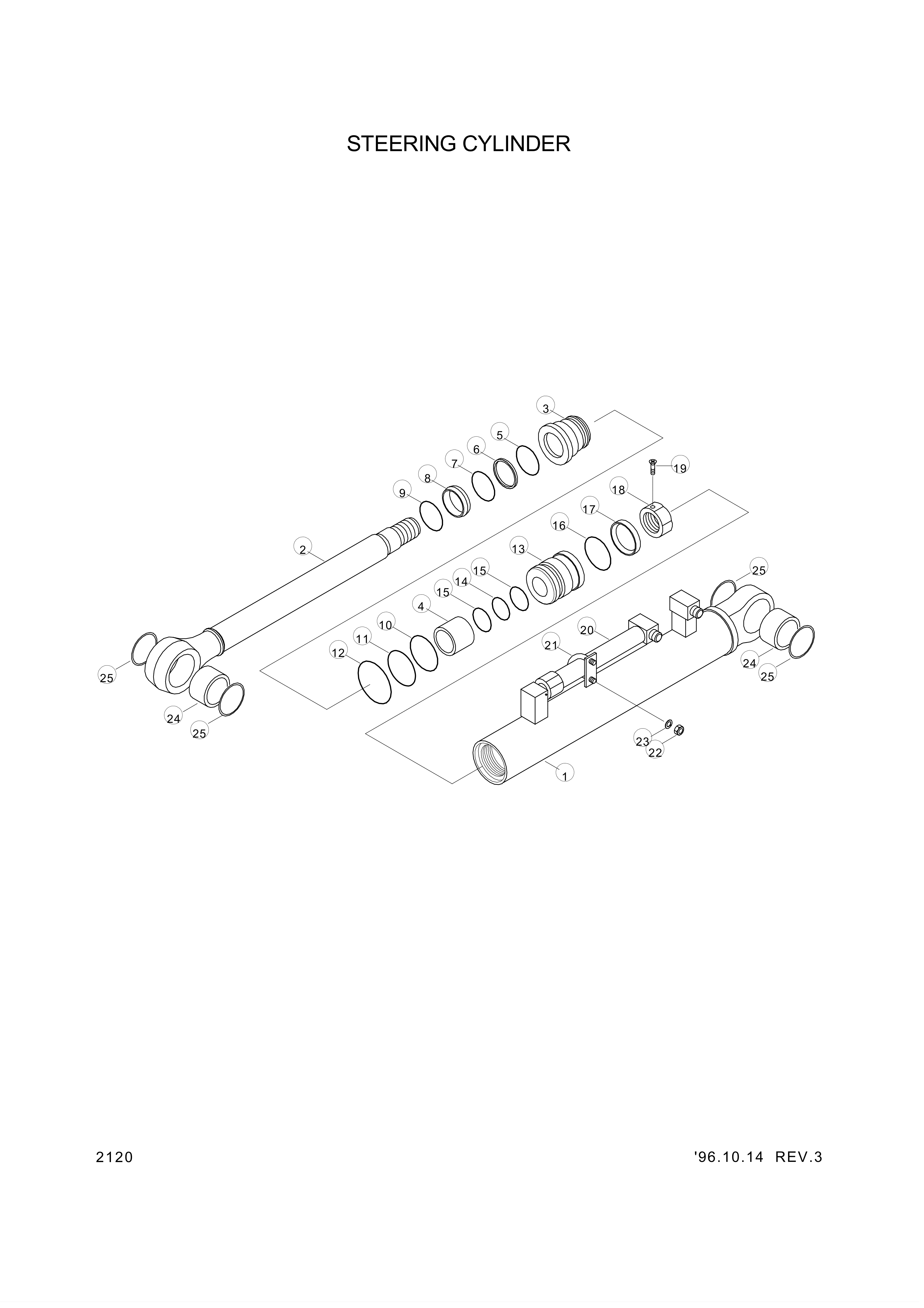 drawing for Hyundai Construction Equipment 352-13 - PISTON (figure 4)