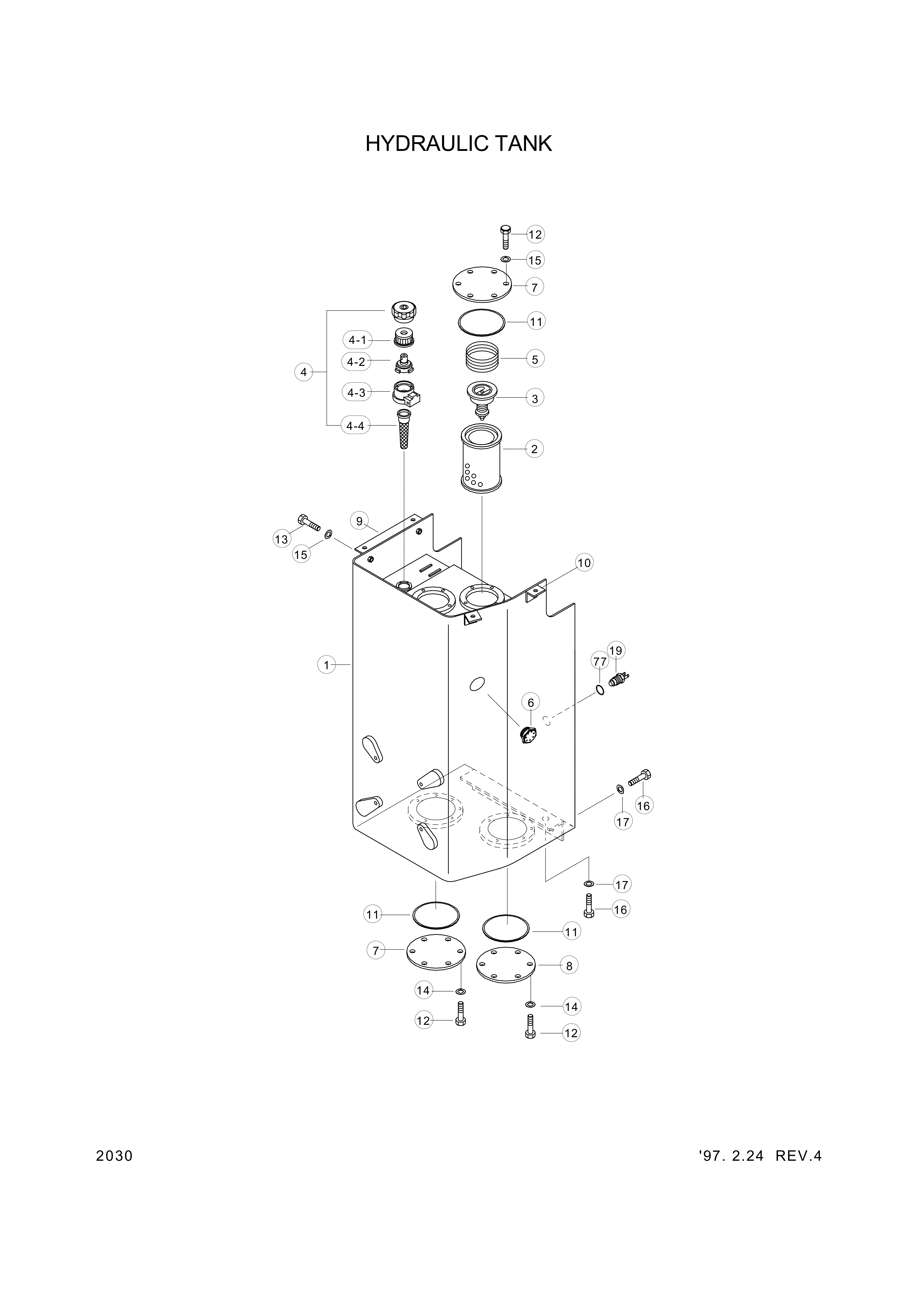 drawing for Hyundai Construction Equipment 34L1-00540 - PLATE (figure 2)