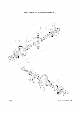 Technical drawing of Hyundai Construction Equipment 9323-03737 PIN-SPILT with dimensions and layout (figure 2)