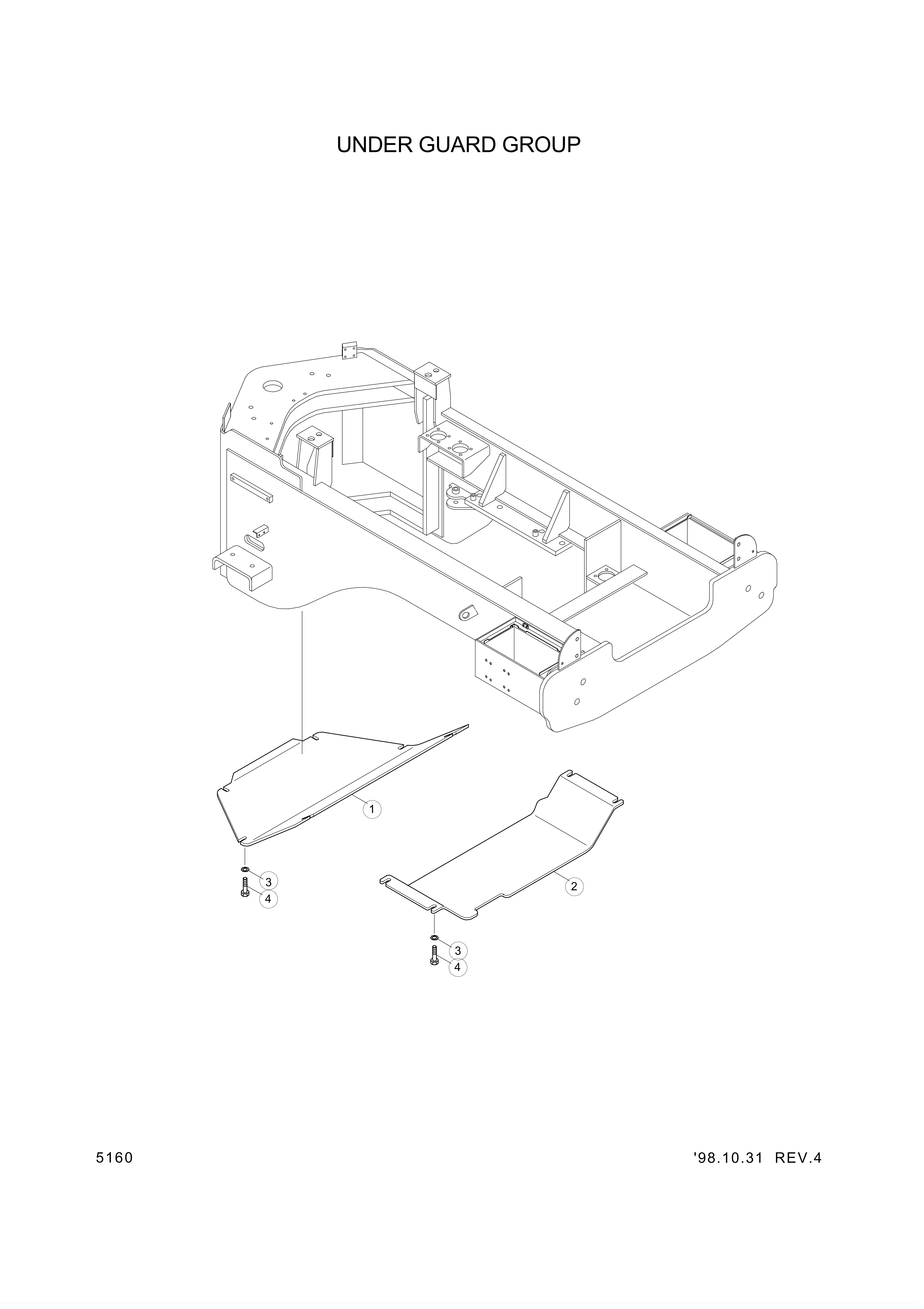 drawing for Hyundai Construction Equipment 54L1-01090 - PLATE (figure 3)