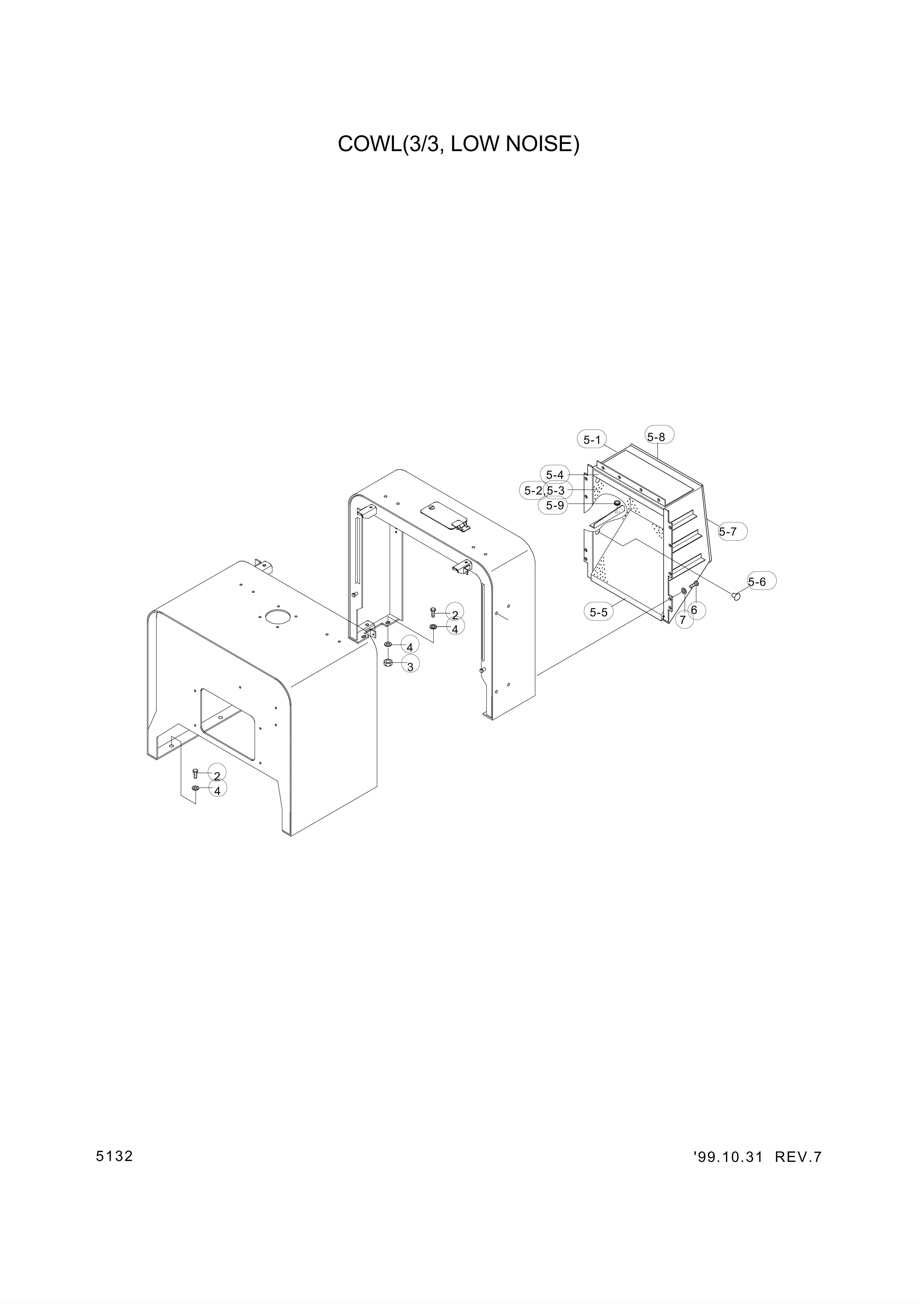 drawing for Hyundai Construction Equipment 74L1-01290 - SPONGE-RH (figure 4)