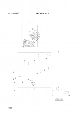 drawing for Hyundai Construction Equipment 21390-38000 - Deleted (figure 2)