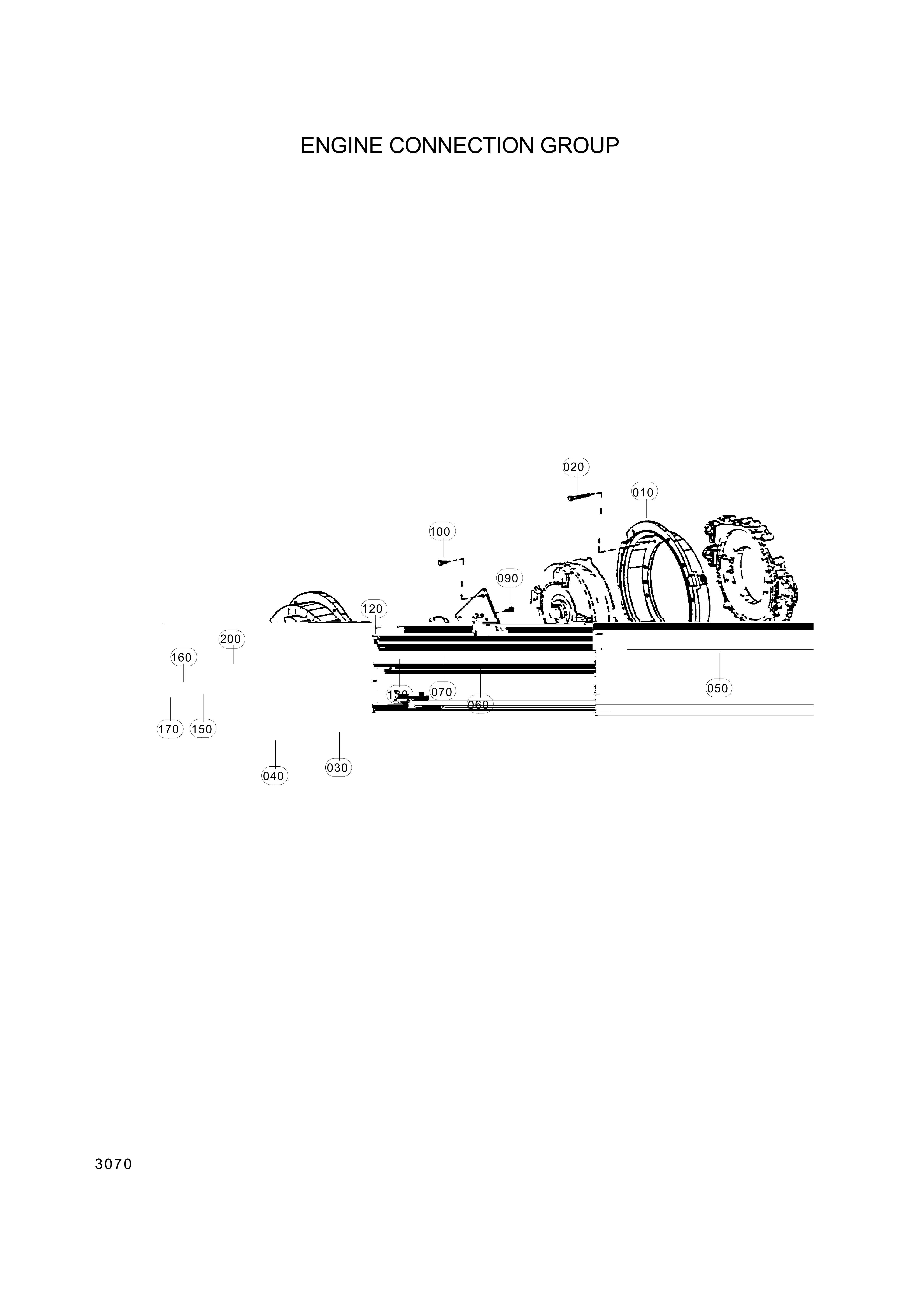 drawing for Hyundai Construction Equipment 4657-330-002 - SHAFT-INPUT (figure 3)