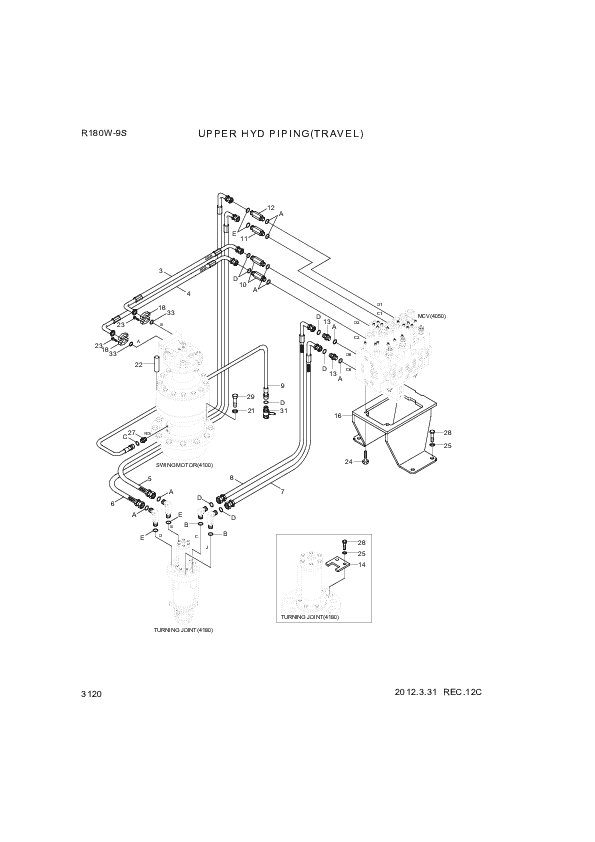 drawing for Hyundai Construction Equipment P933-089028 - HOSE ASSY-ORFS&THD (figure 1)