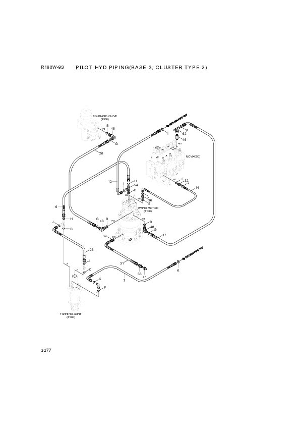 drawing for Hyundai Construction Equipment P930-162041 - HOSE ASSY-ORFS&THD (figure 3)