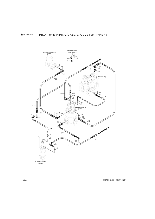 drawing for Hyundai Construction Equipment P930-162041 - HOSE ASSY-ORFS&THD (figure 4)