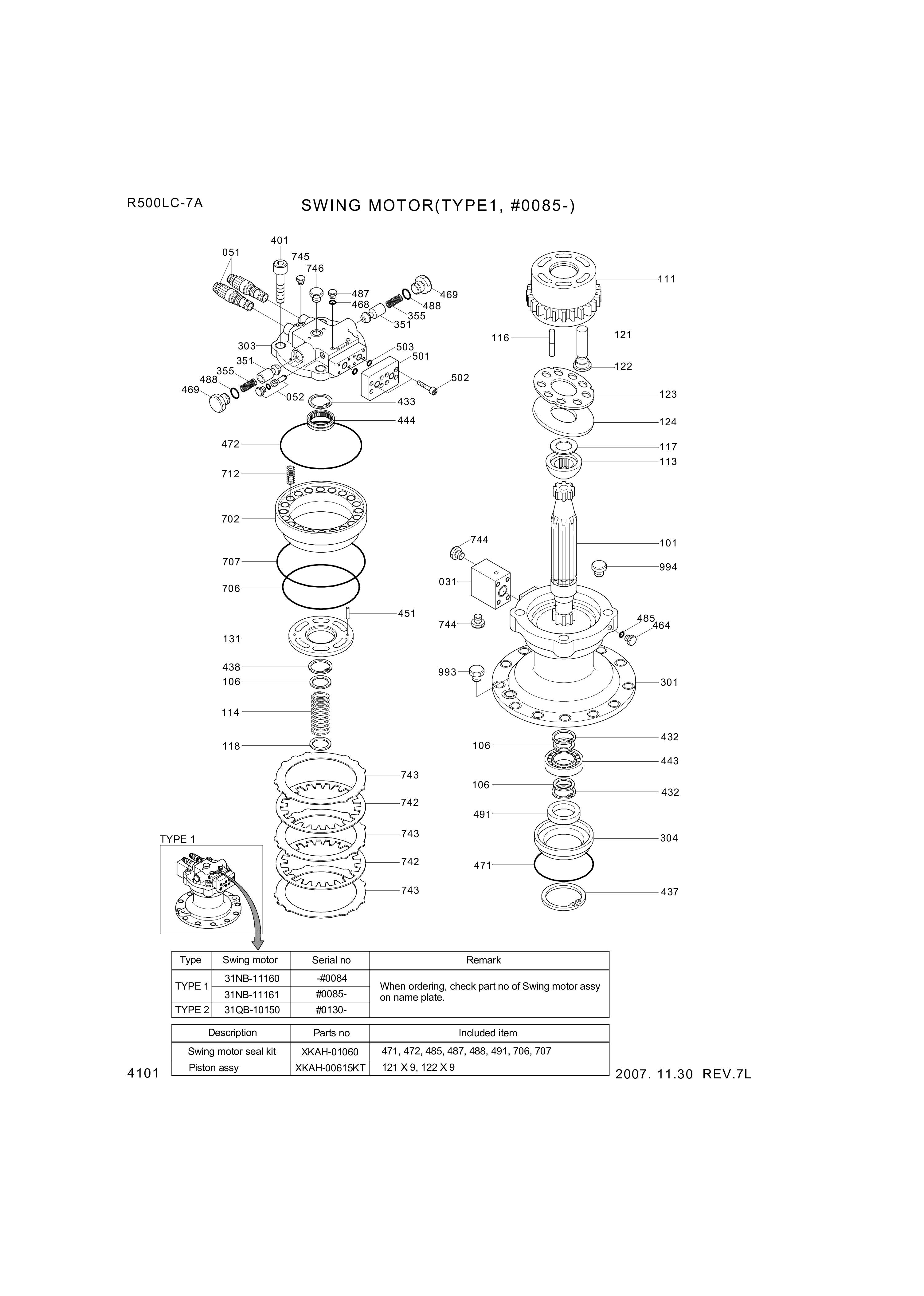 drawing for Hyundai Construction Equipment XKAH-01087 - VALVE-BRAKE (figure 3)