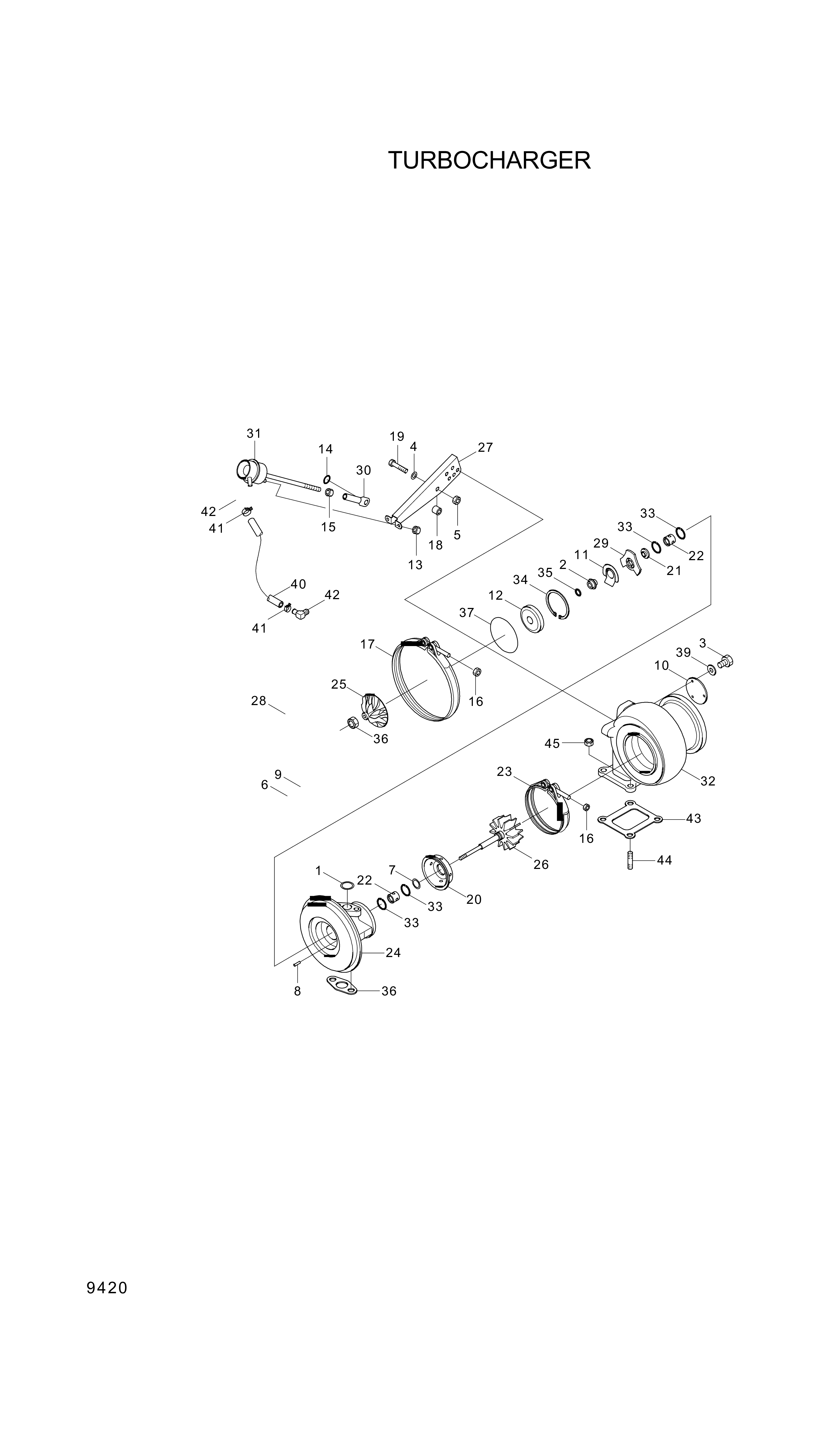 drawing for Hyundai Construction Equipment 3591204 - BRACKET-ACTUATOR (figure 2)