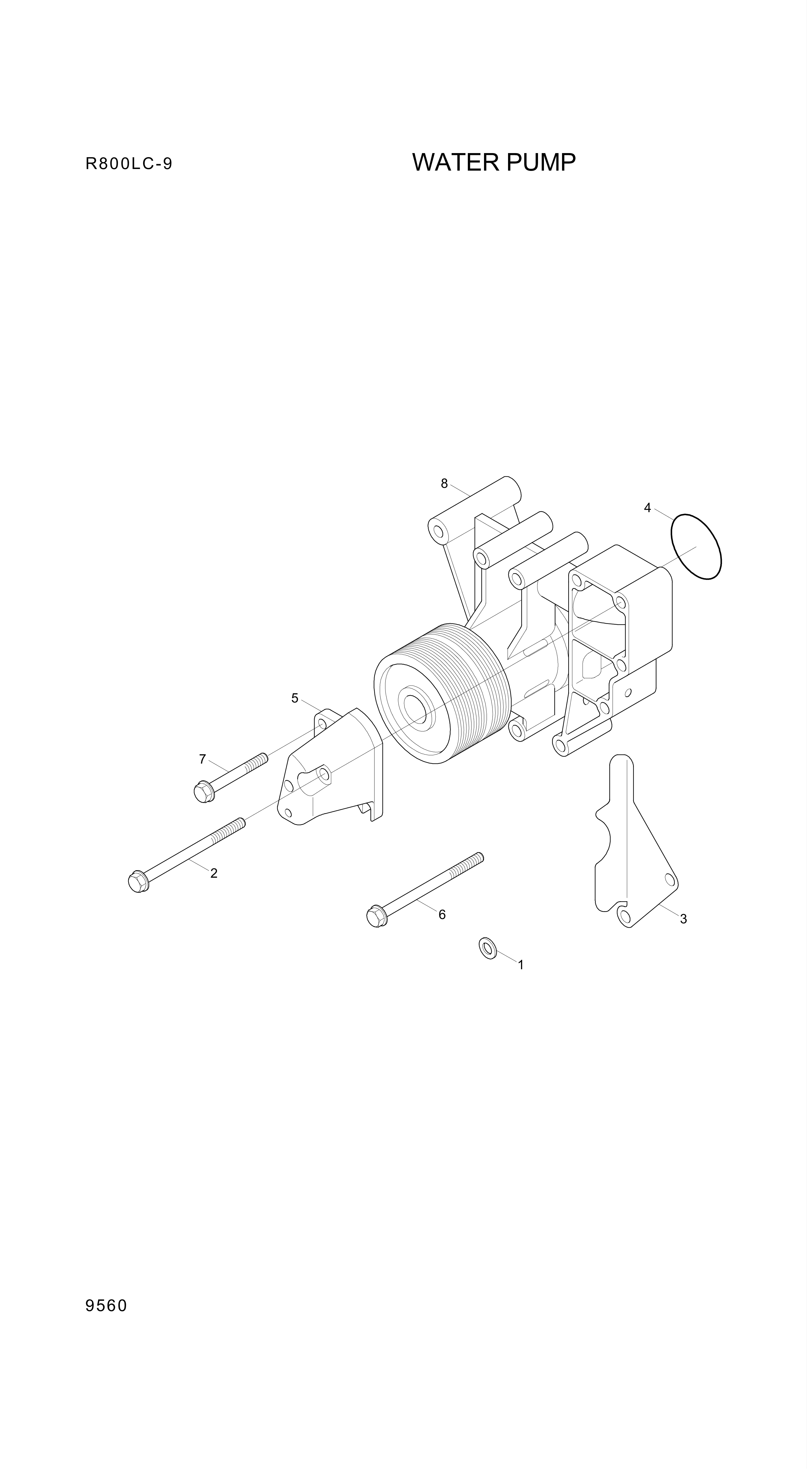 drawing for Hyundai Construction Equipment YUBP-05704 - O-RING (figure 5)