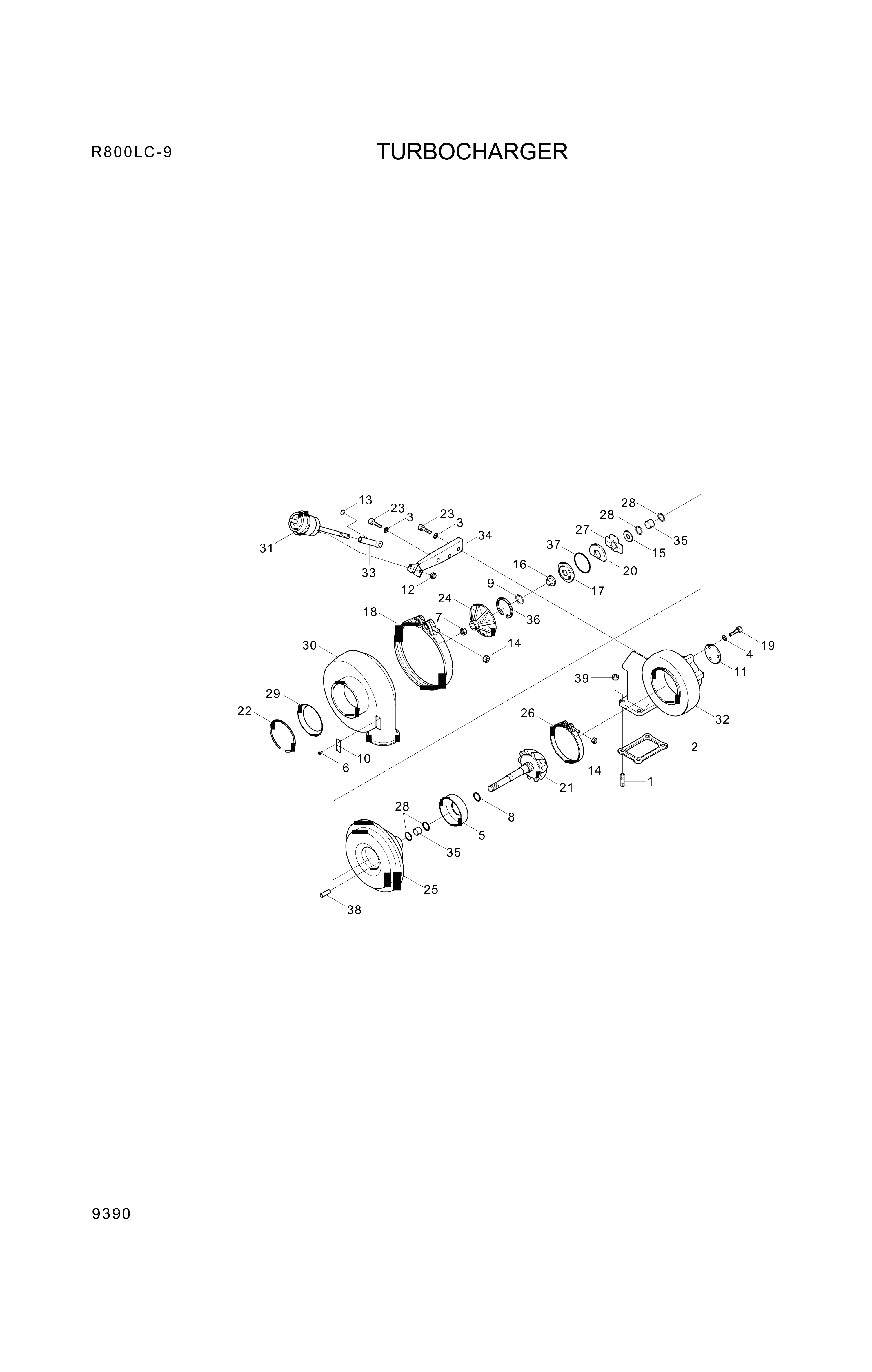 drawing for Hyundai Construction Equipment YUBP-05479 - SEAL-SPILT (figure 5)