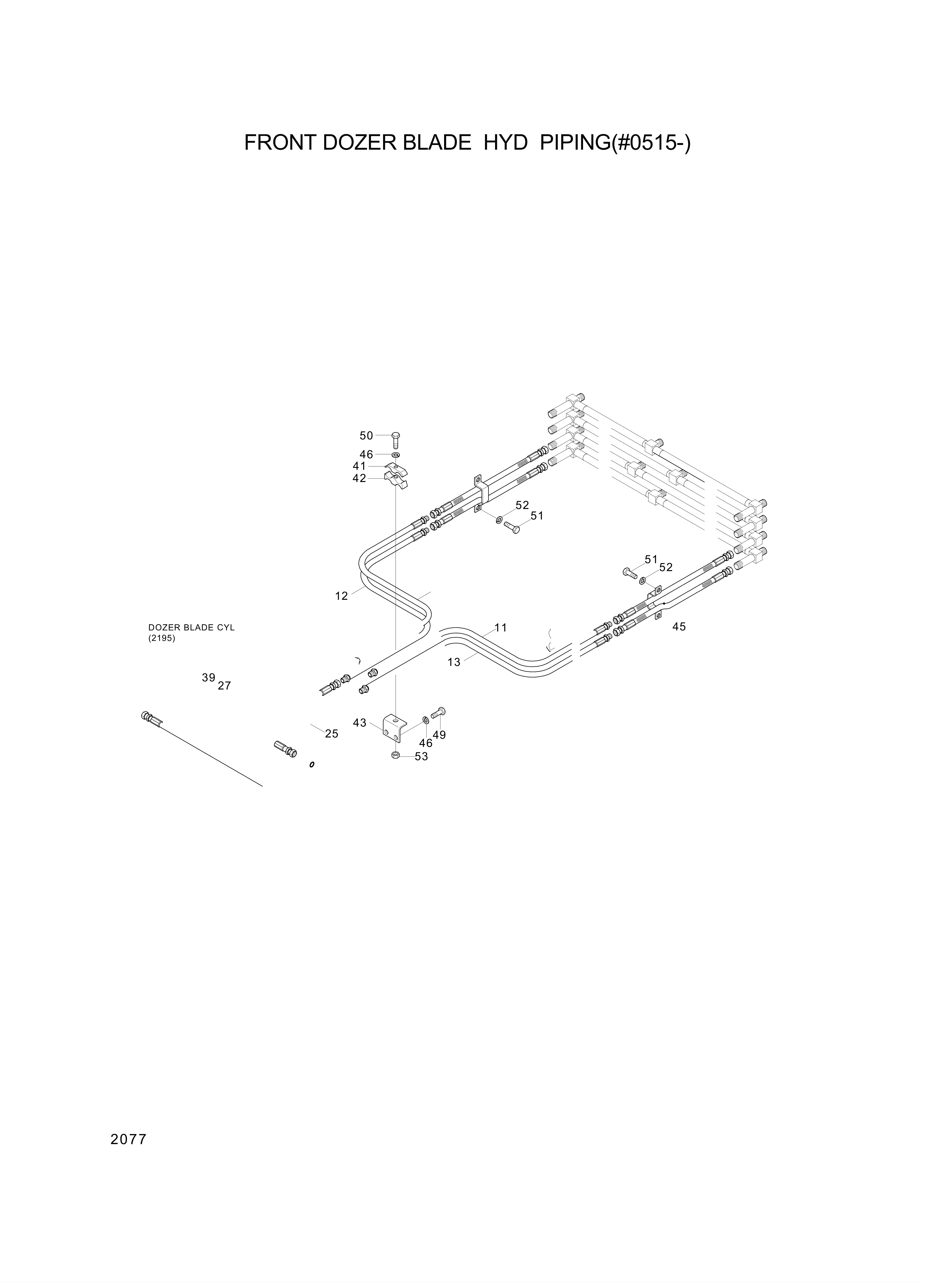 drawing for Hyundai Construction Equipment 35EA-70110 - HOSE ASSY-HYD (figure 2)