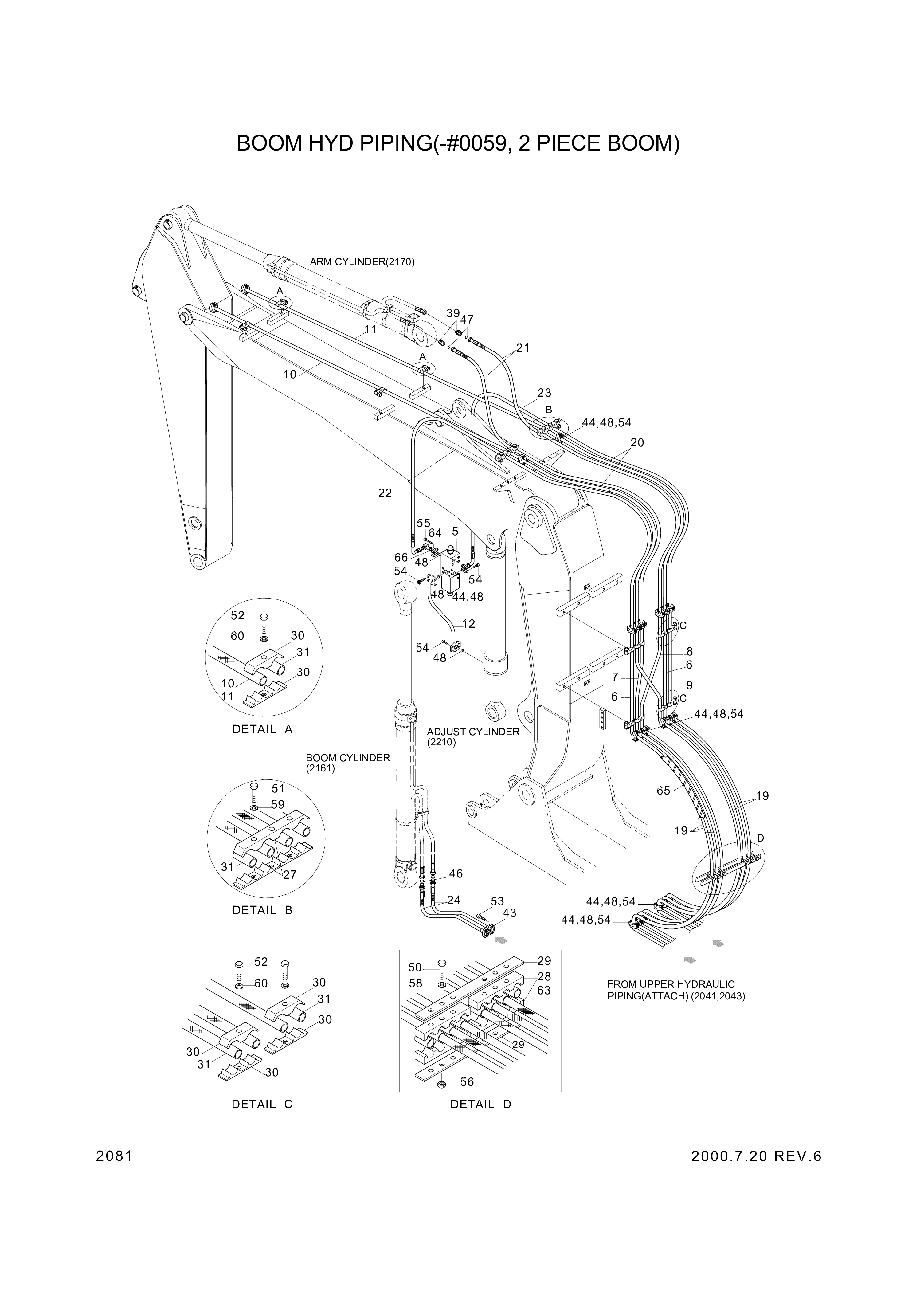 drawing for Hyundai Construction Equipment 35EA-50400 - HOSE ASSY-HYD (figure 2)