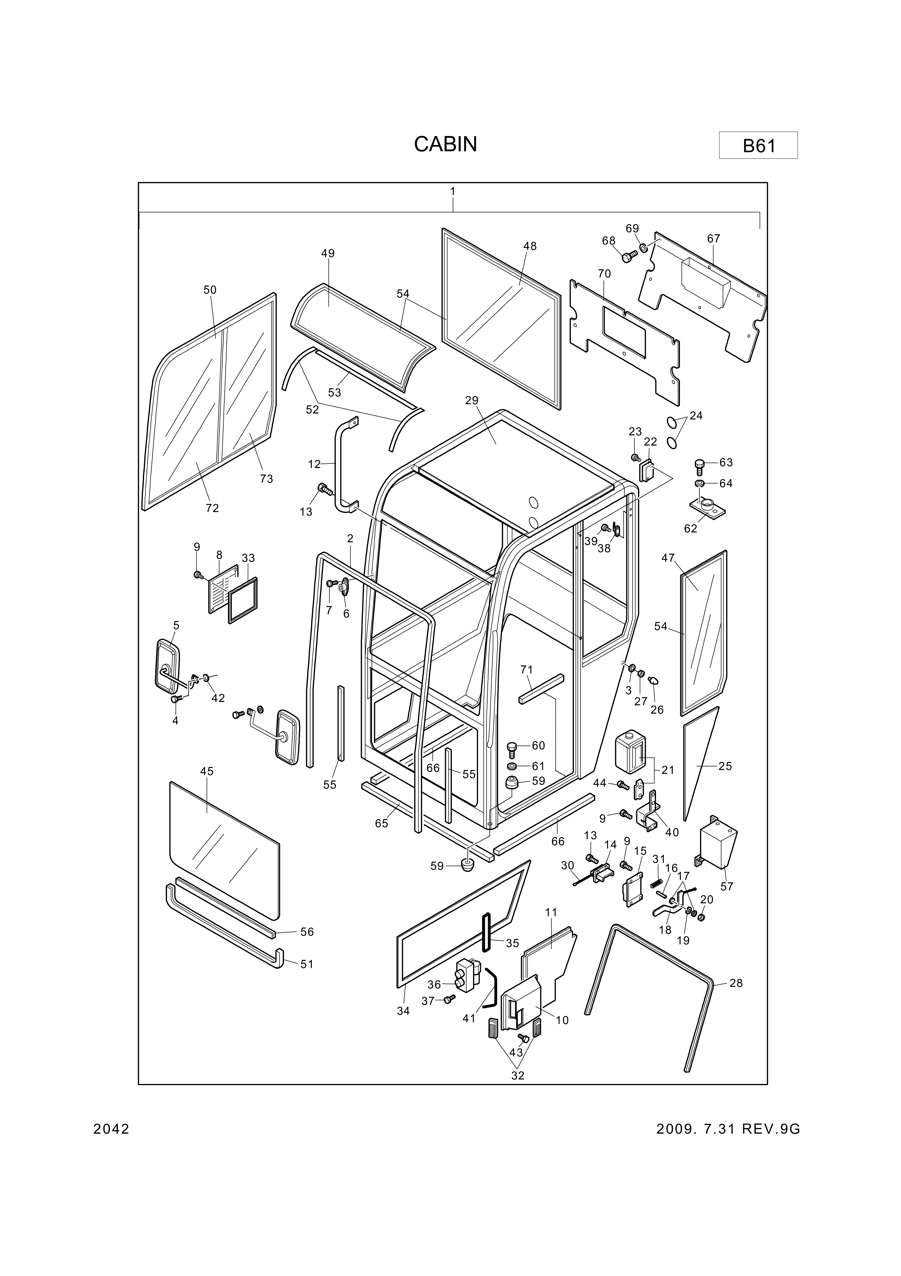 drawing for Hyundai Construction Equipment 999261000 - NUT (figure 3)