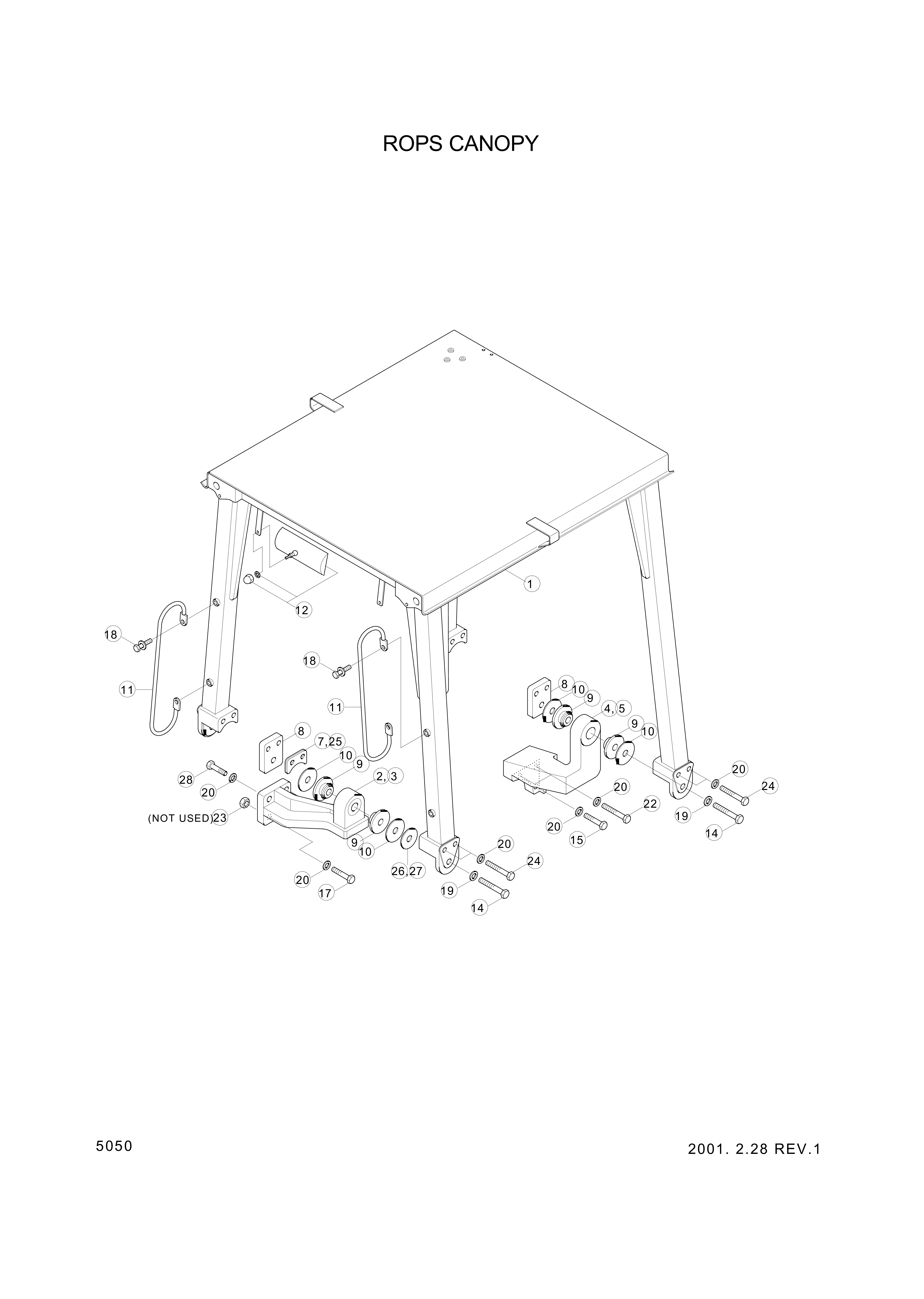 drawing for Hyundai Construction Equipment S390-025085 - SHIM-ROUND 0.5 (figure 3)