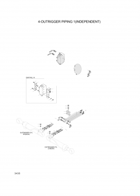 drawing for Hyundai Construction Equipment P933-067040 - HOSE ASSY-ORFS&THD (figure 2)