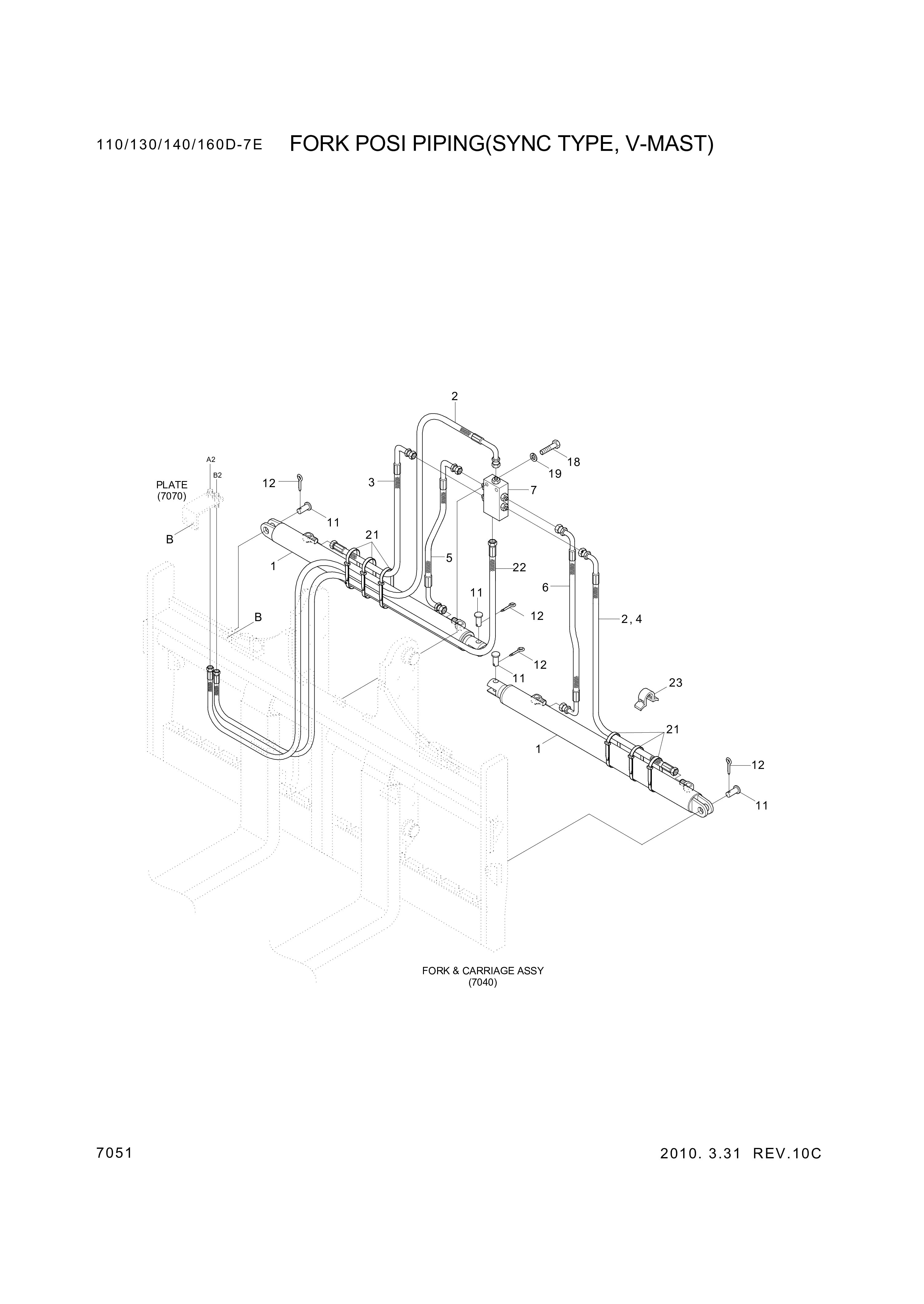 drawing for Hyundai Construction Equipment P930-064024 - HOSE ASSY-ORFS&THD (figure 3)