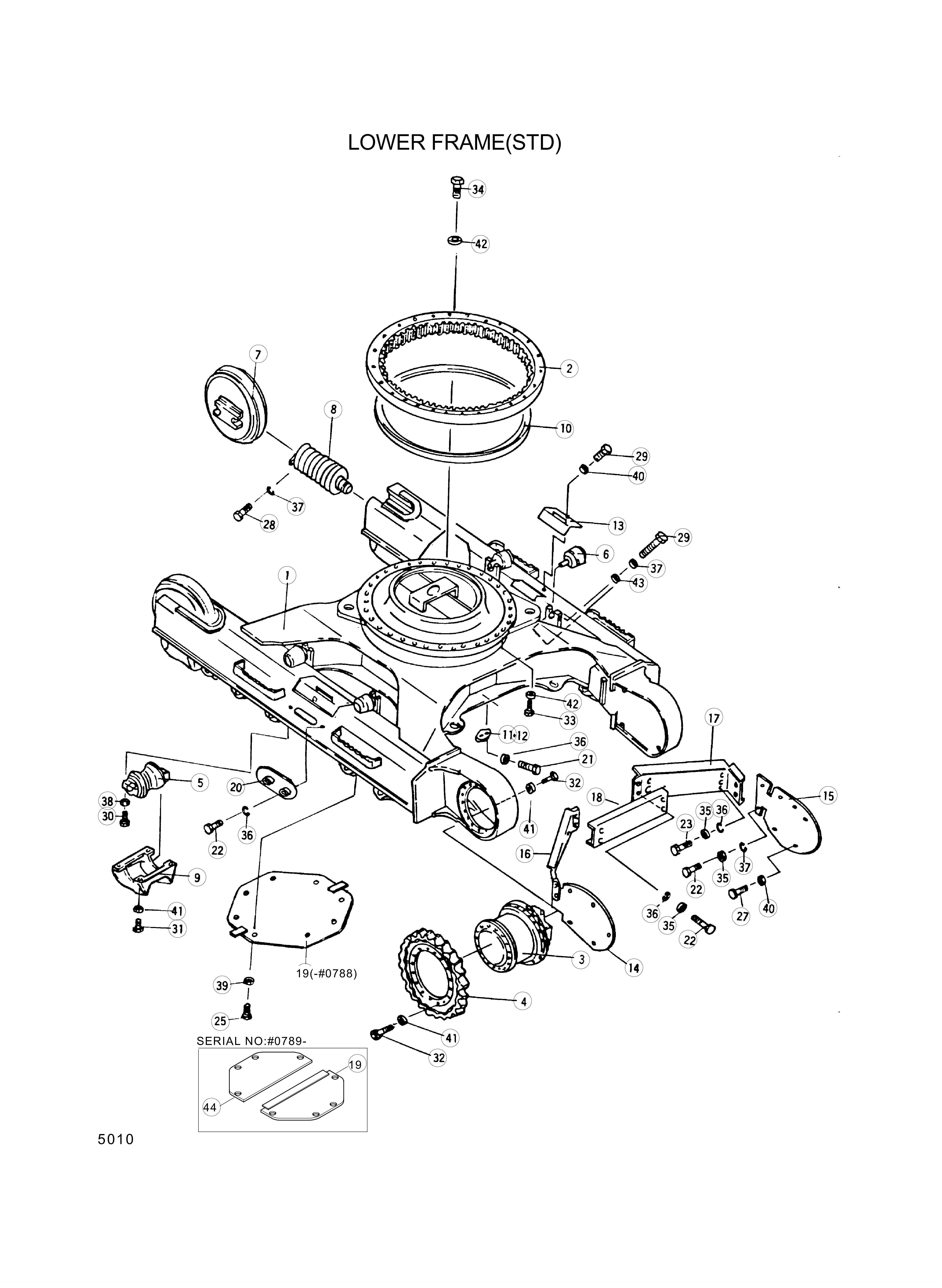 drawing for Hyundai Construction Equipment E231-0199 - MOTOR ASSY-TRAVEL (figure 1)