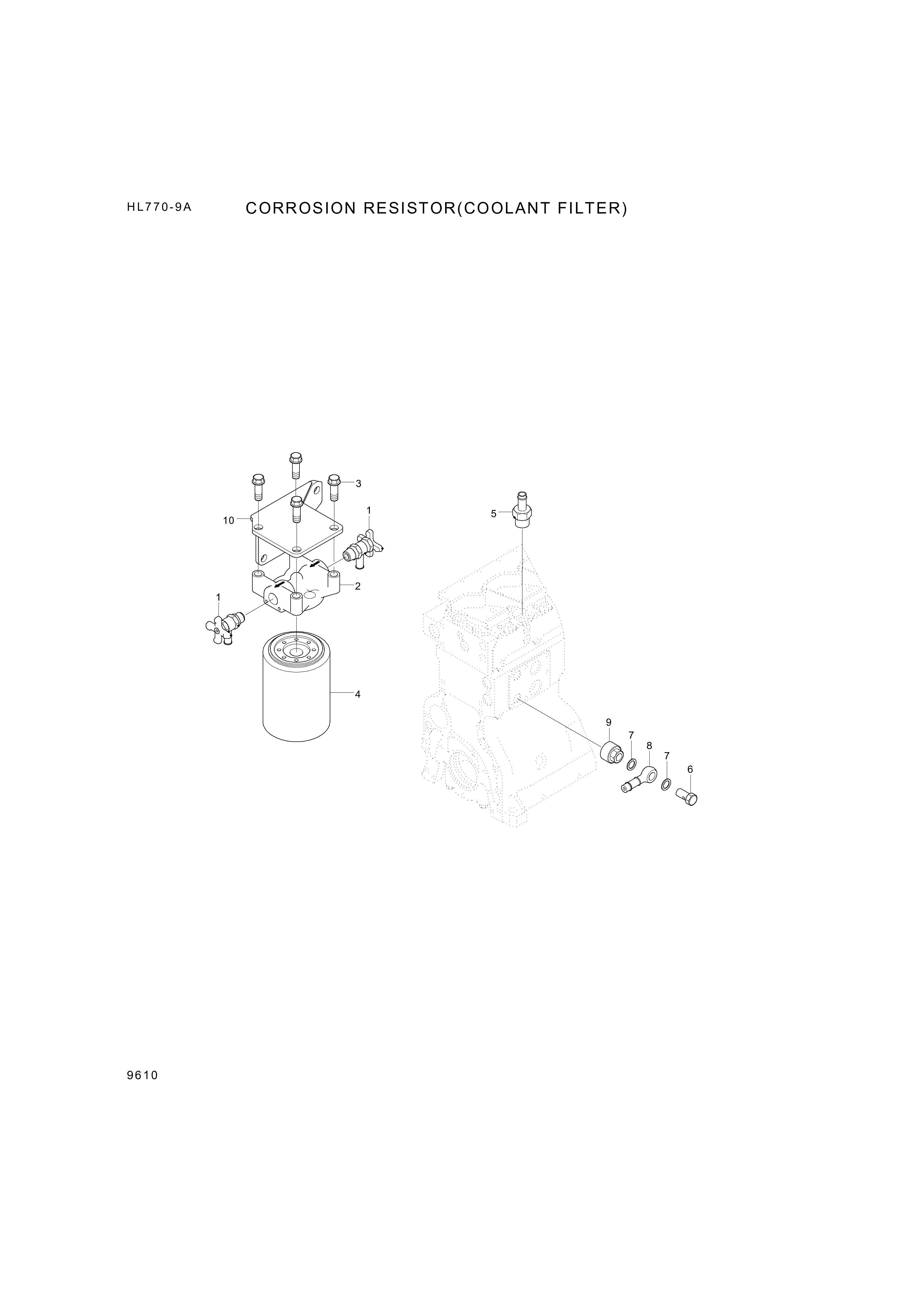 drawing for Hyundai Construction Equipment YUBP-05329 - CONNECTOR (figure 2)