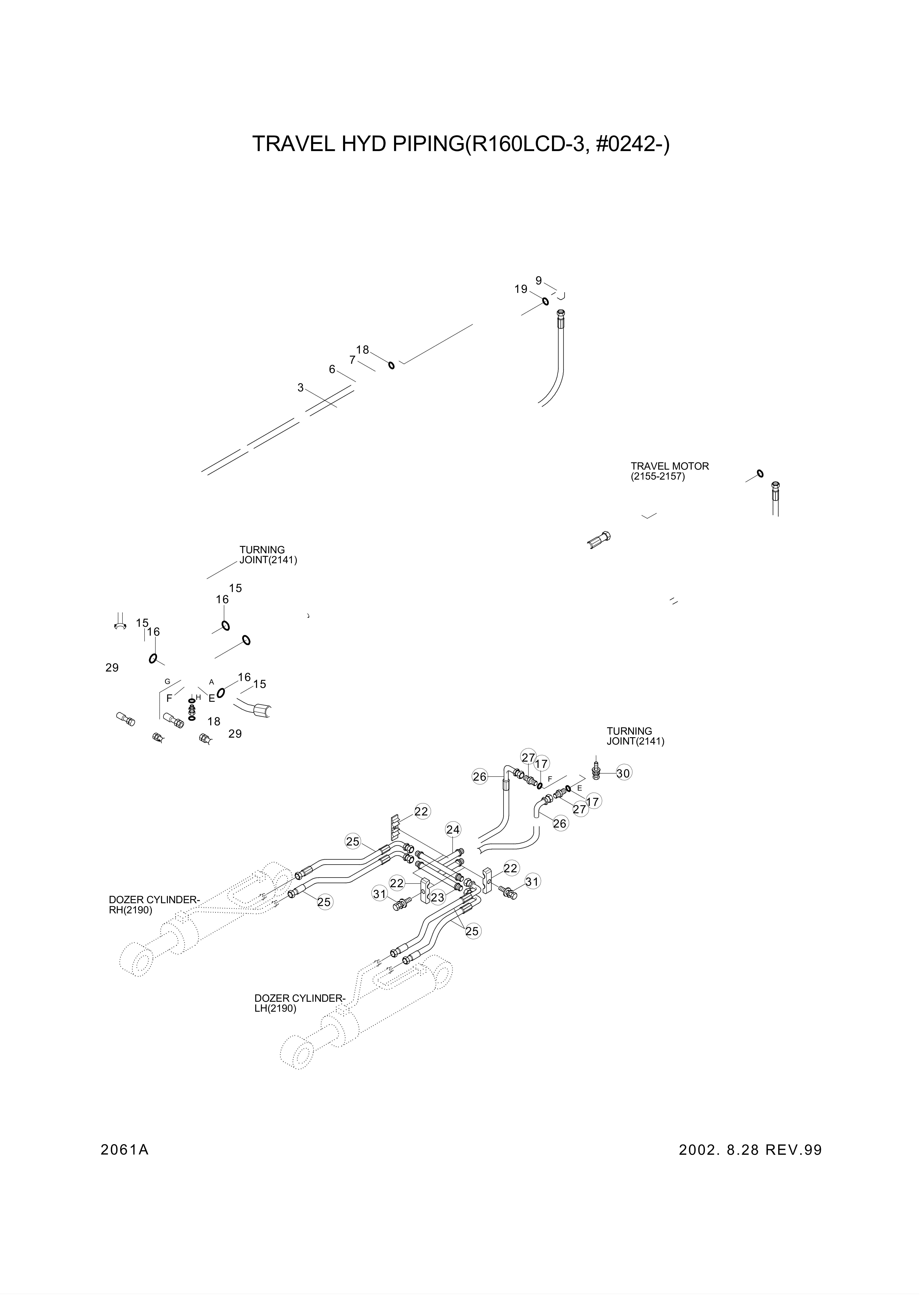 Technical drawing of Hyundai Construction Equipment S441-160003 WASHER-HARDEN with dimensions and layout (figure 5)
