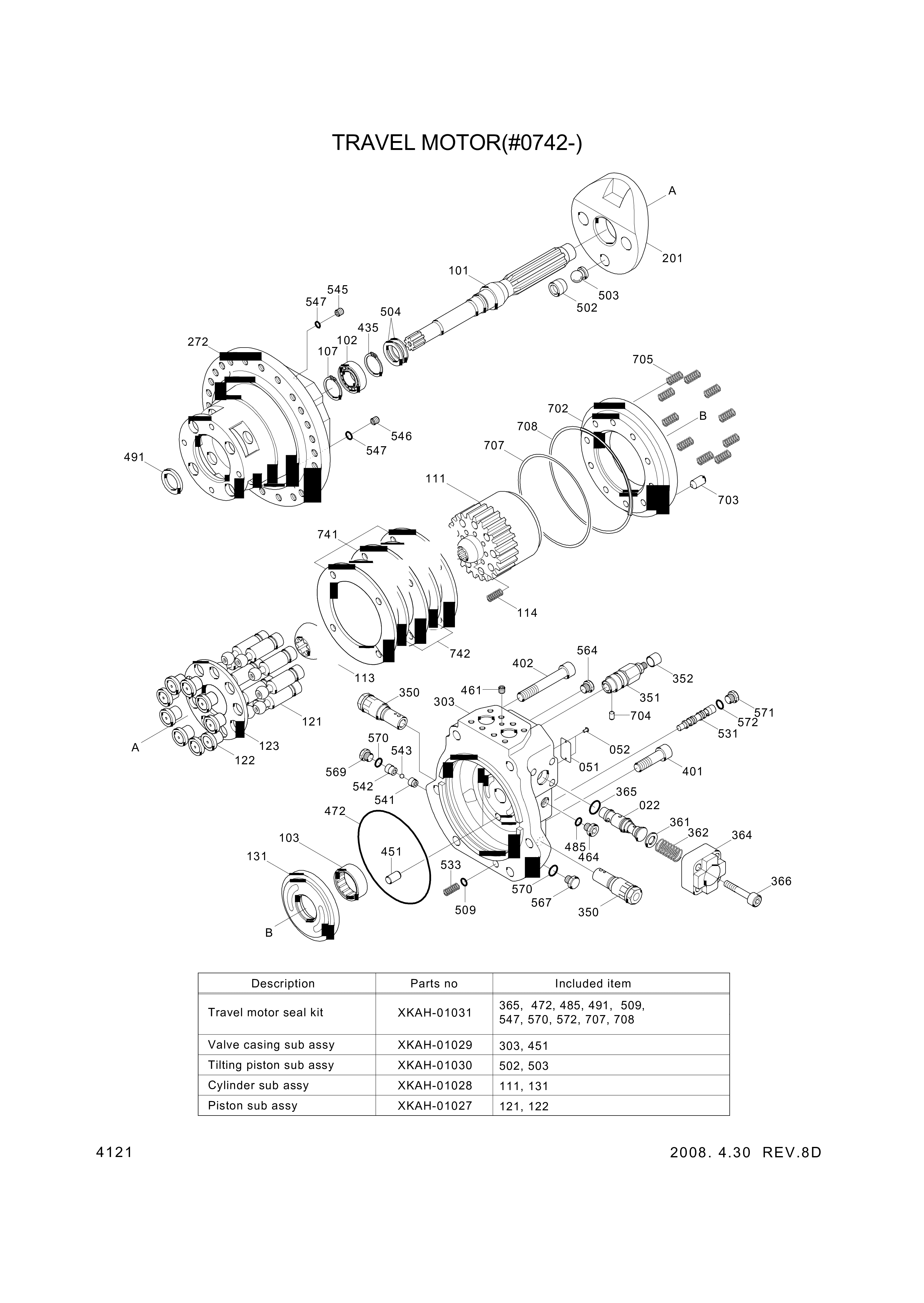 drawing for Hyundai Construction Equipment XKAH-00971 - SPOOL-TILT (figure 5)