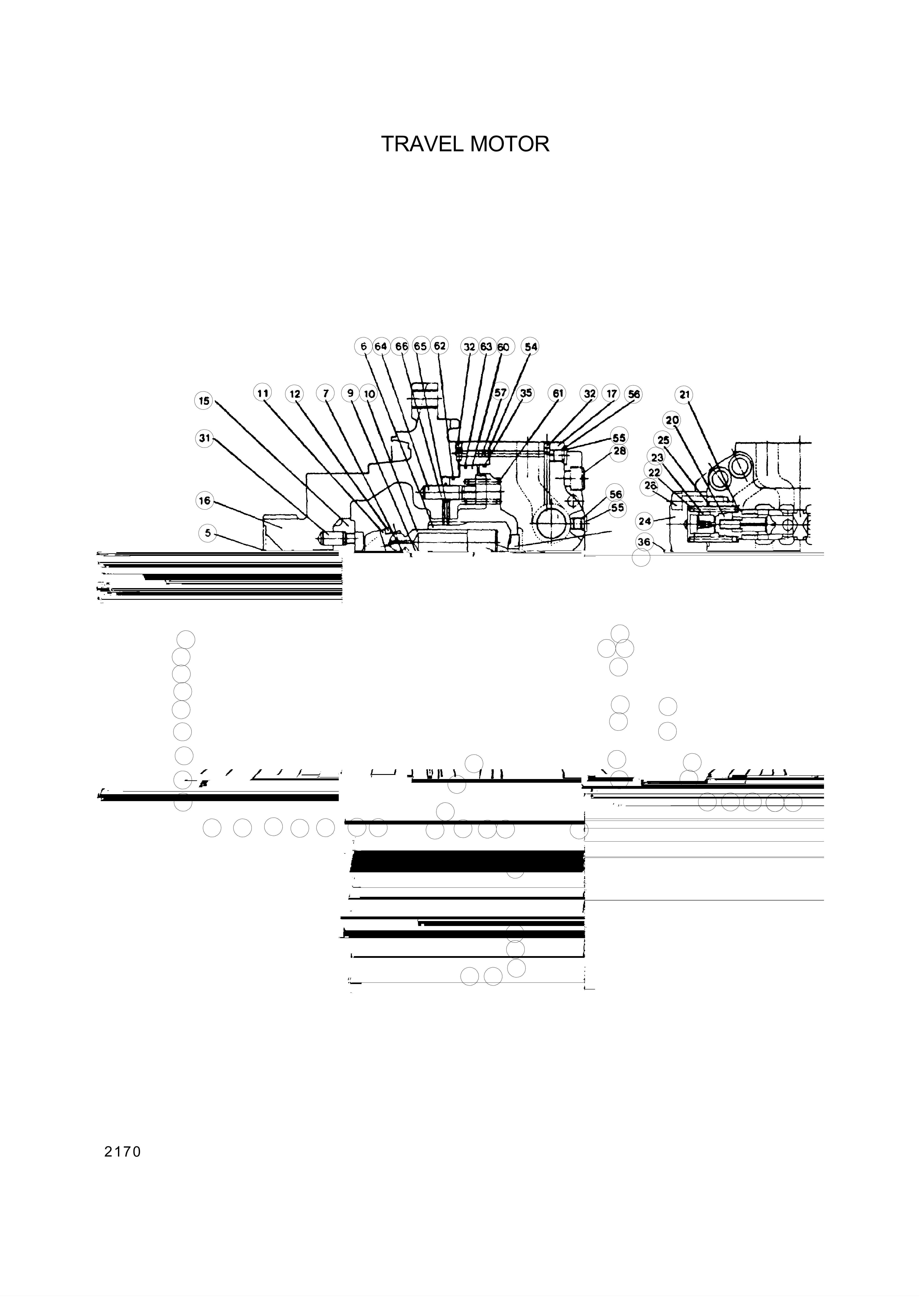 Technical drawing of Hyundai Construction Equipment 35050BAA-702 SPRING with dimensions and layout