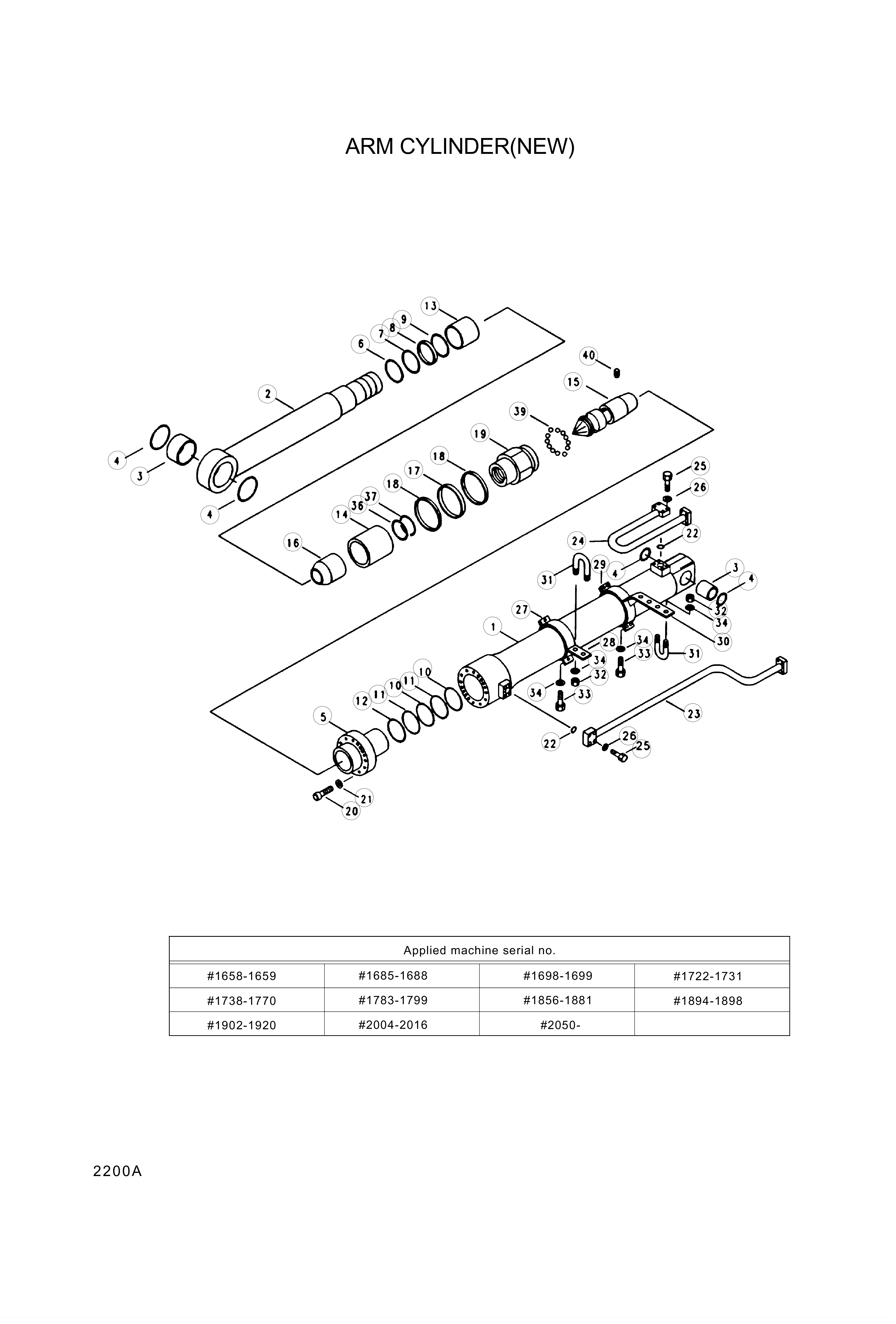 drawing for Hyundai Construction Equipment 31Y1-07110 - PISTON-CYL (figure 2)