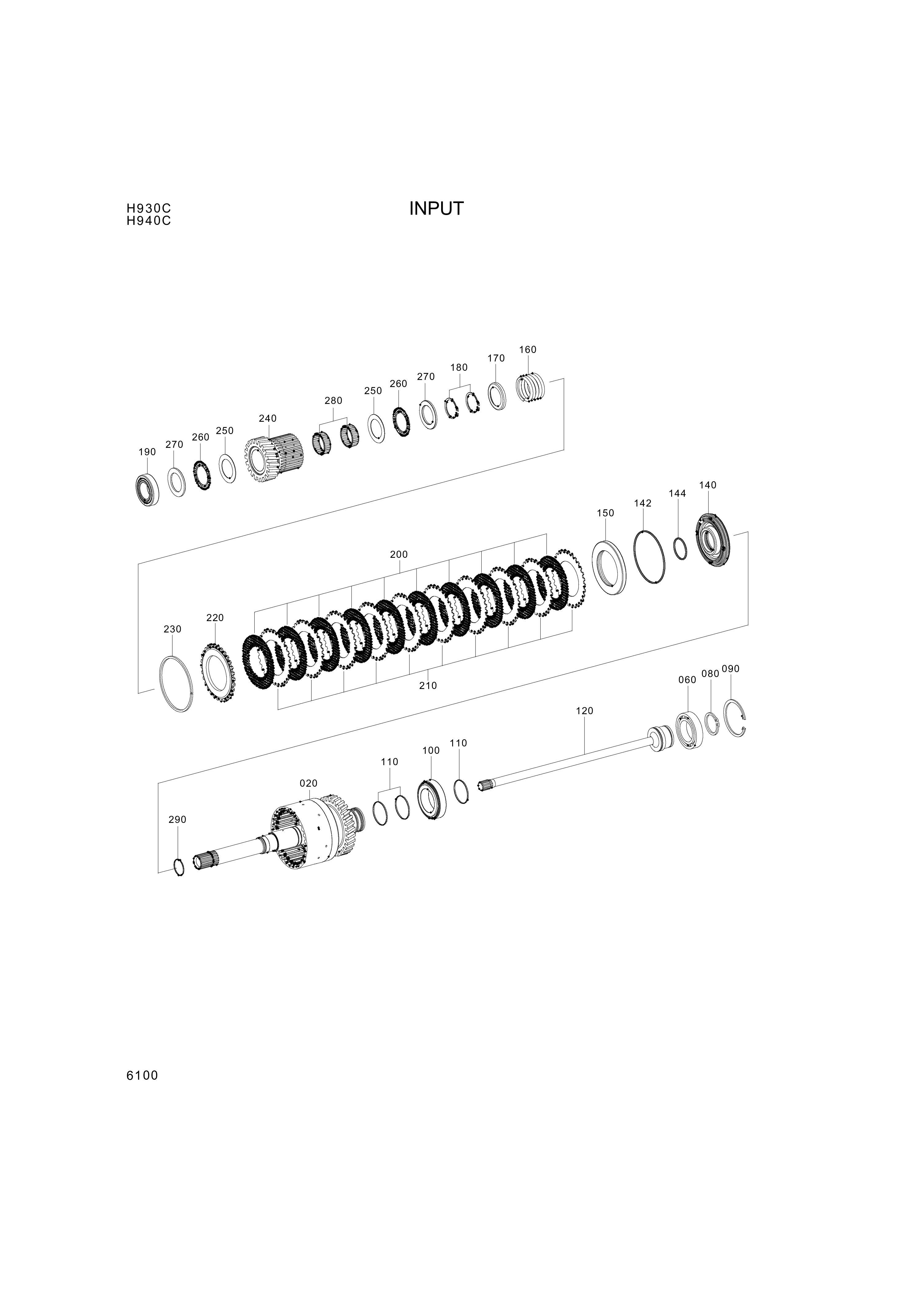 drawing for Hyundai Construction Equipment ZGAQ-03234 - SHAFT-INPUT (figure 5)