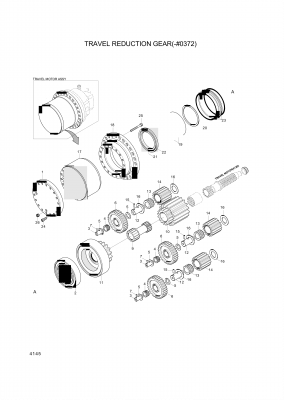 drawing for Hyundai Construction Equipment XJCK-00079 - GEAR-PLANET (figure 3)