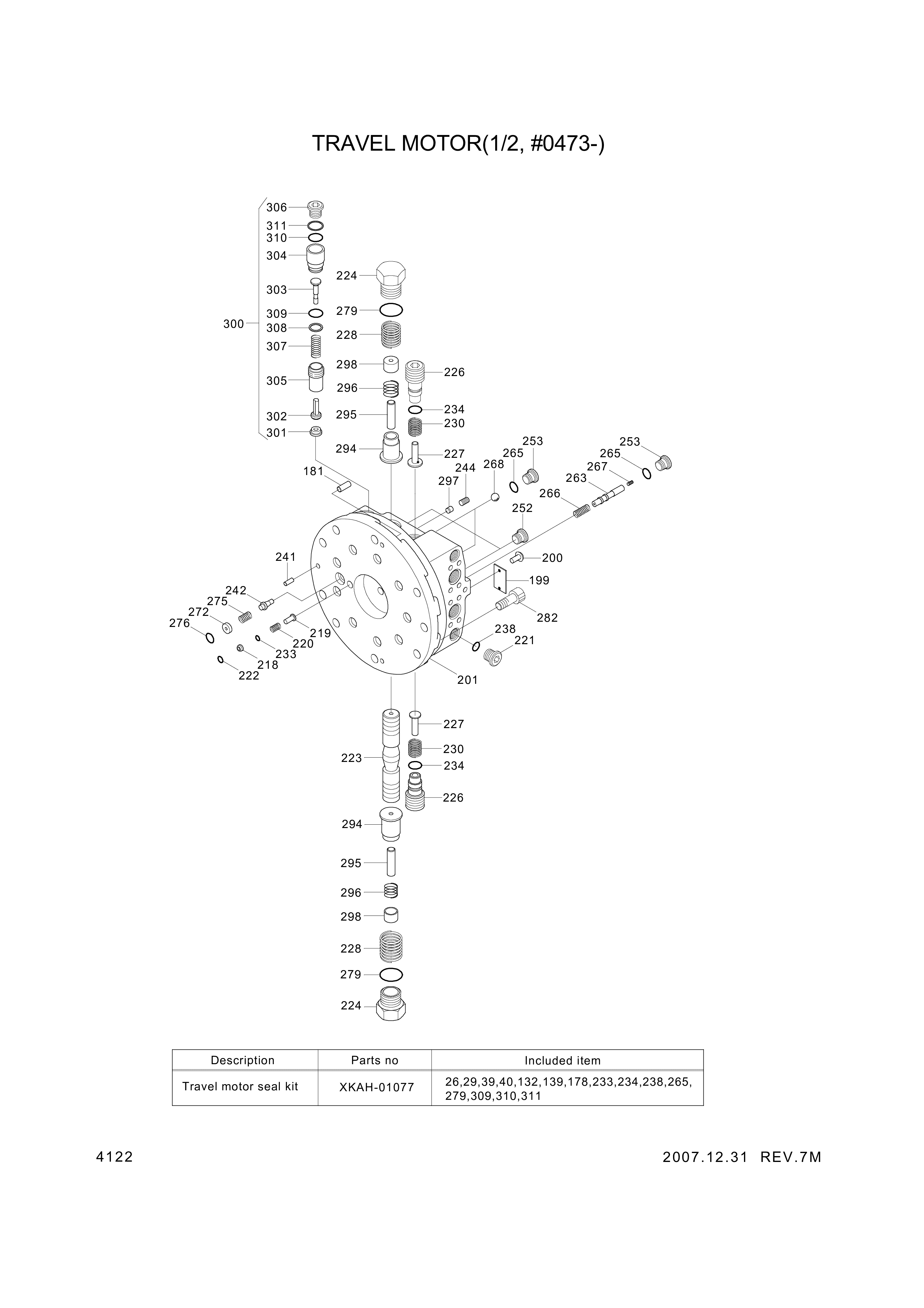 drawing for Hyundai Construction Equipment XKAH-00873 - FLANGE-REAR (figure 4)