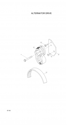 drawing for Hyundai Construction Equipment YUBP-05172 - BELT-FAN (figure 4)