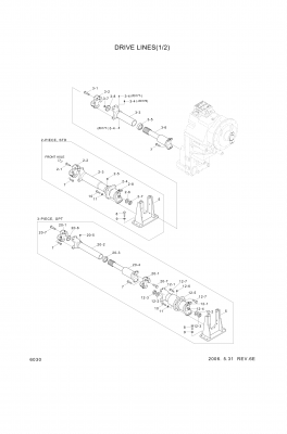 drawing for Hyundai Construction Equipment 40AF-HL780 - SHAFT ASSY-SLIP (figure 2)