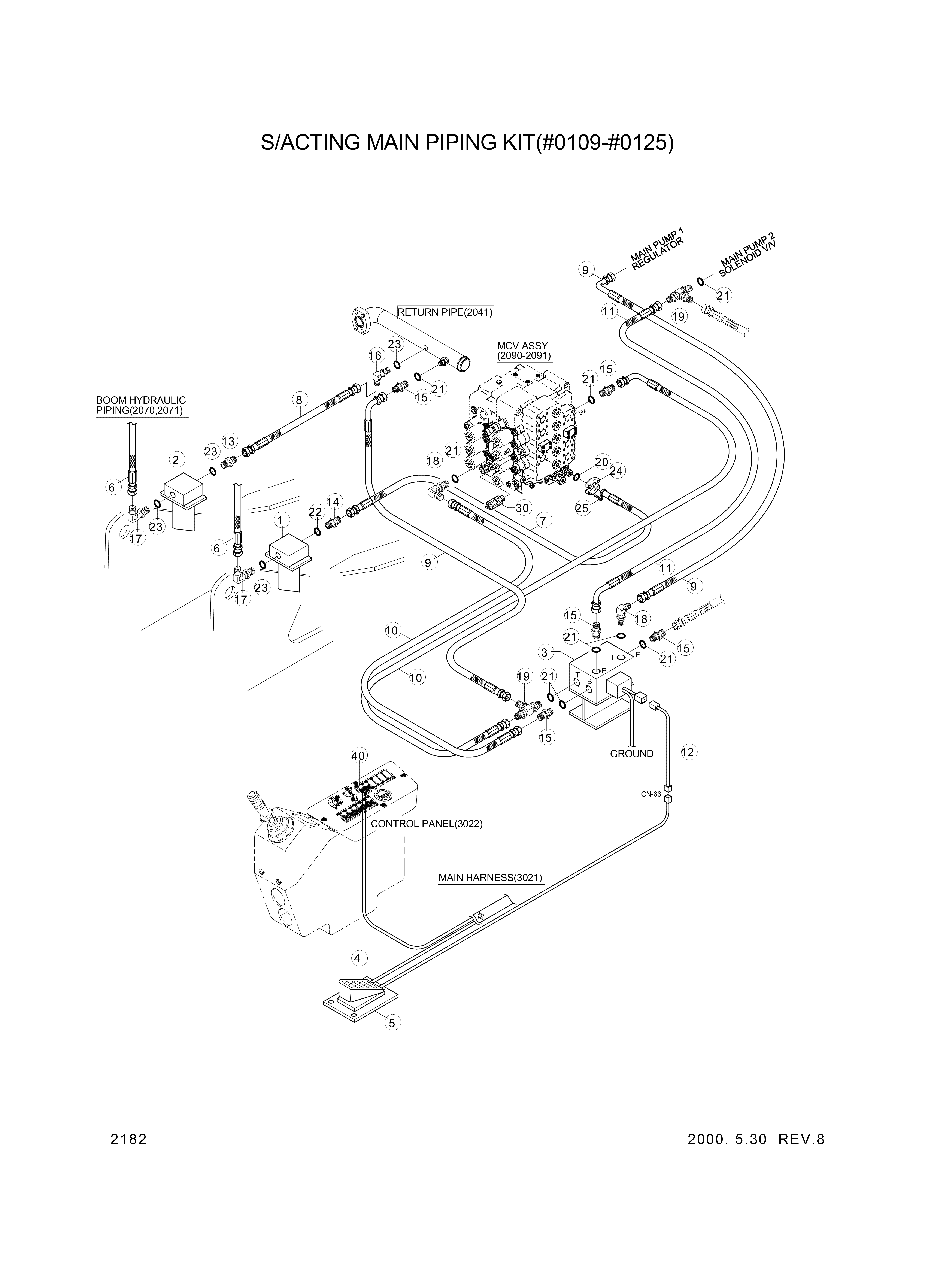 drawing for Hyundai Construction Equipment 3537-220-200K25 - PORT RELIEF VALVE (figure 2)