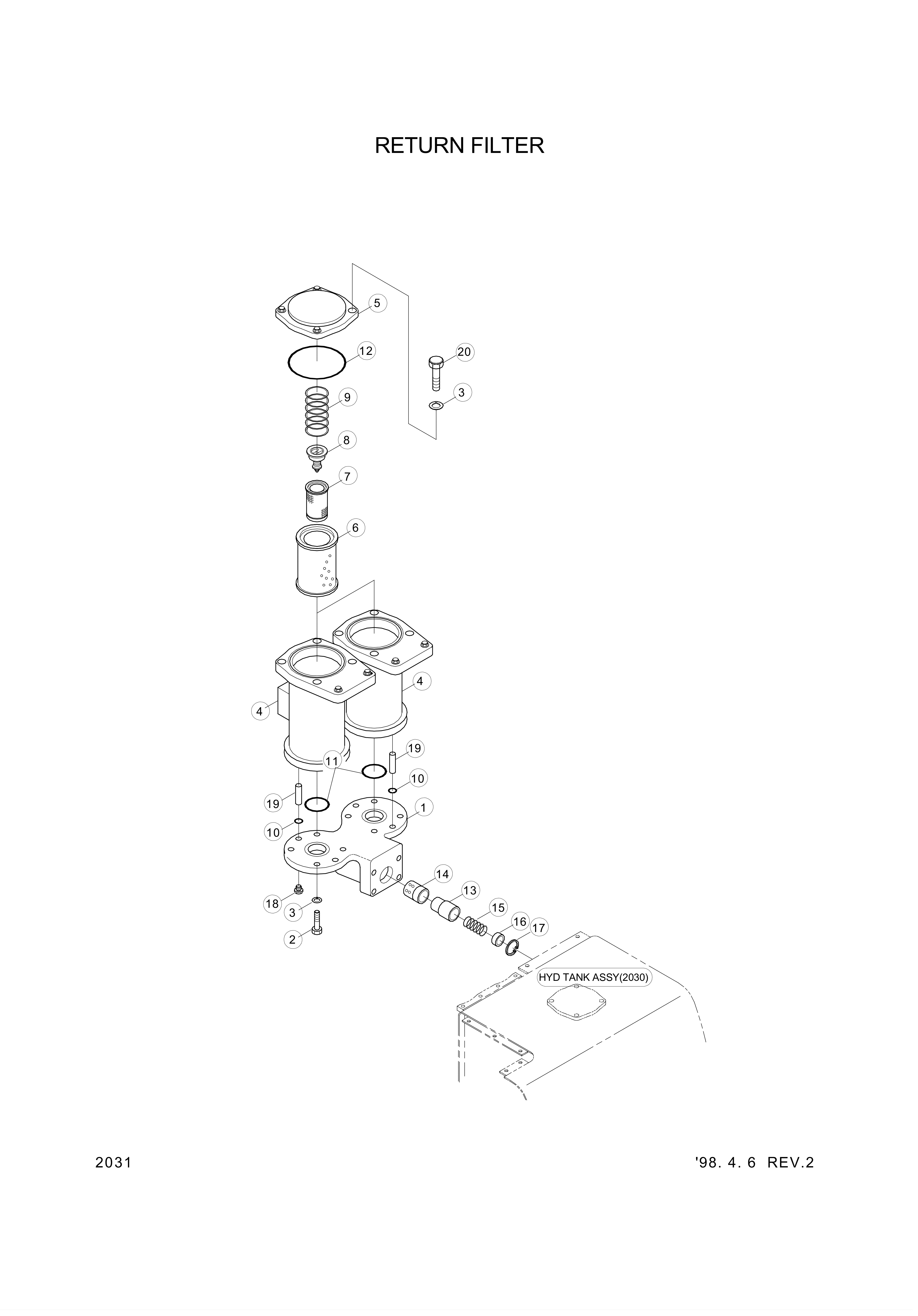 drawing for Hyundai Construction Equipment XKAG-01020 - SPRING (figure 2)