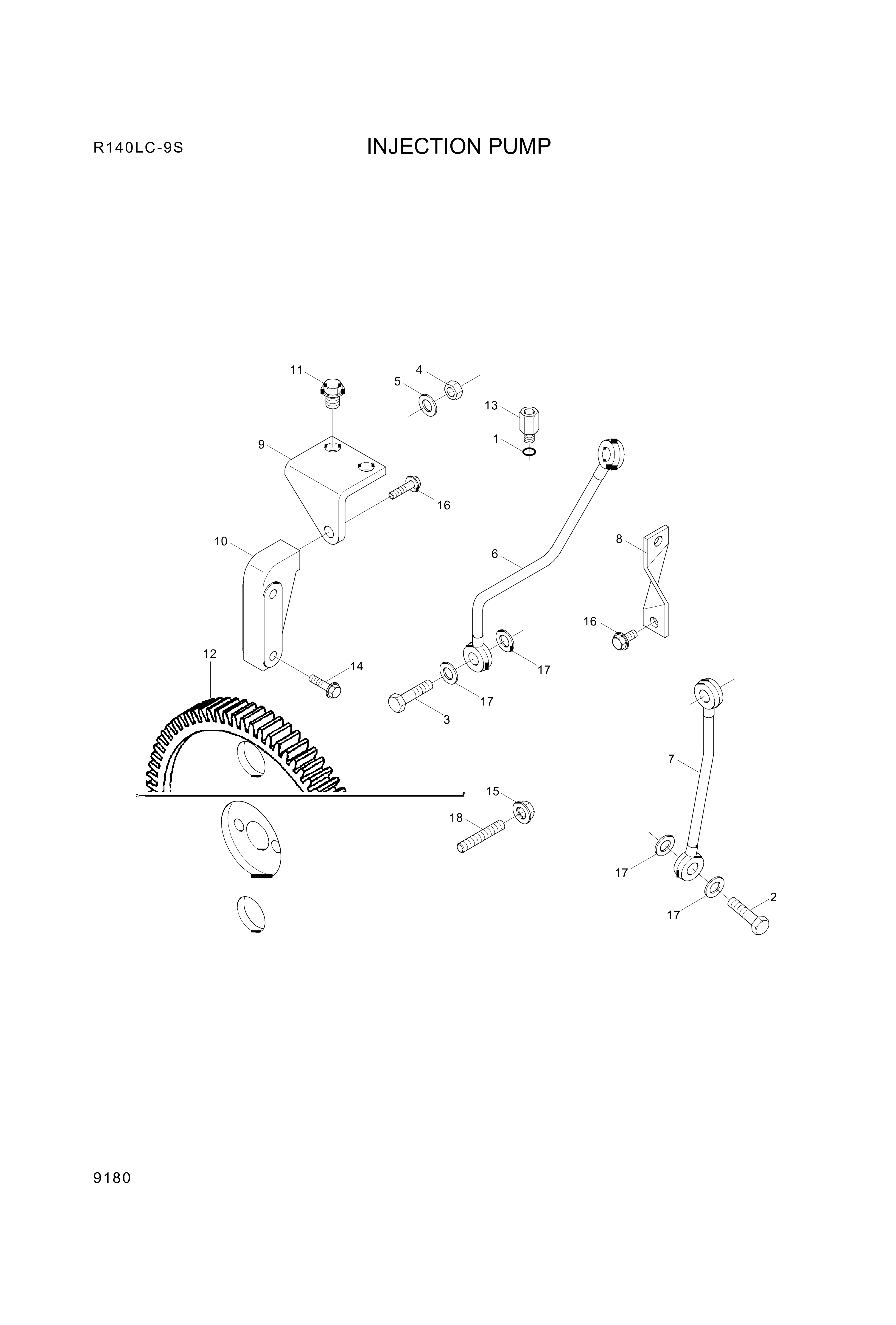 drawing for Hyundai Construction Equipment YUBP-06576 - SCREW-HEX (figure 3)