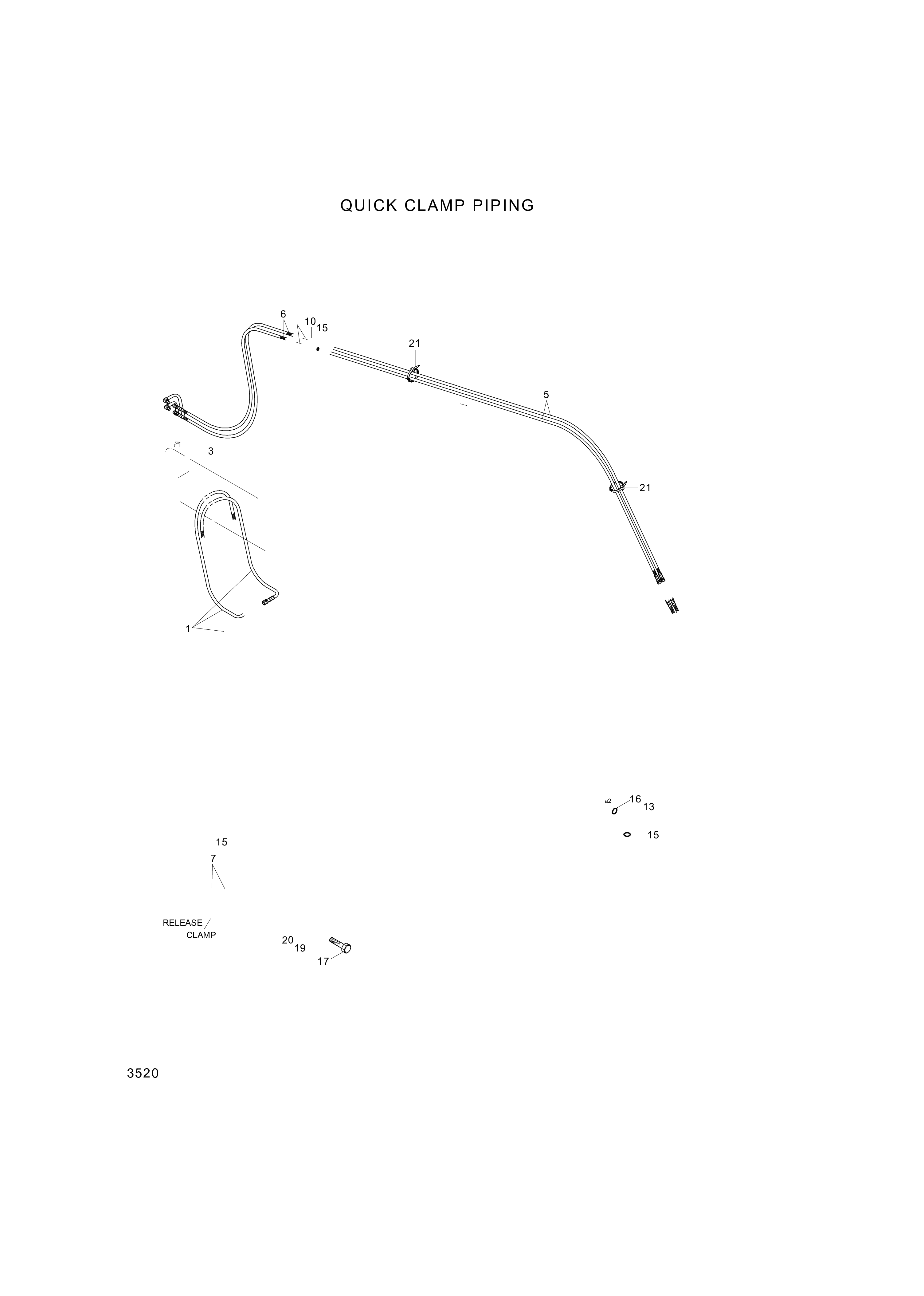 drawing for Hyundai Construction Equipment P930-047056 - HOSE ASSY-ORFS&THD (figure 2)