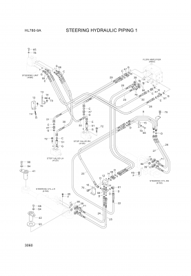 drawing for Hyundai Construction Equipment P930-086021 - HOSE ASSY-ORFS&THD (figure 2)