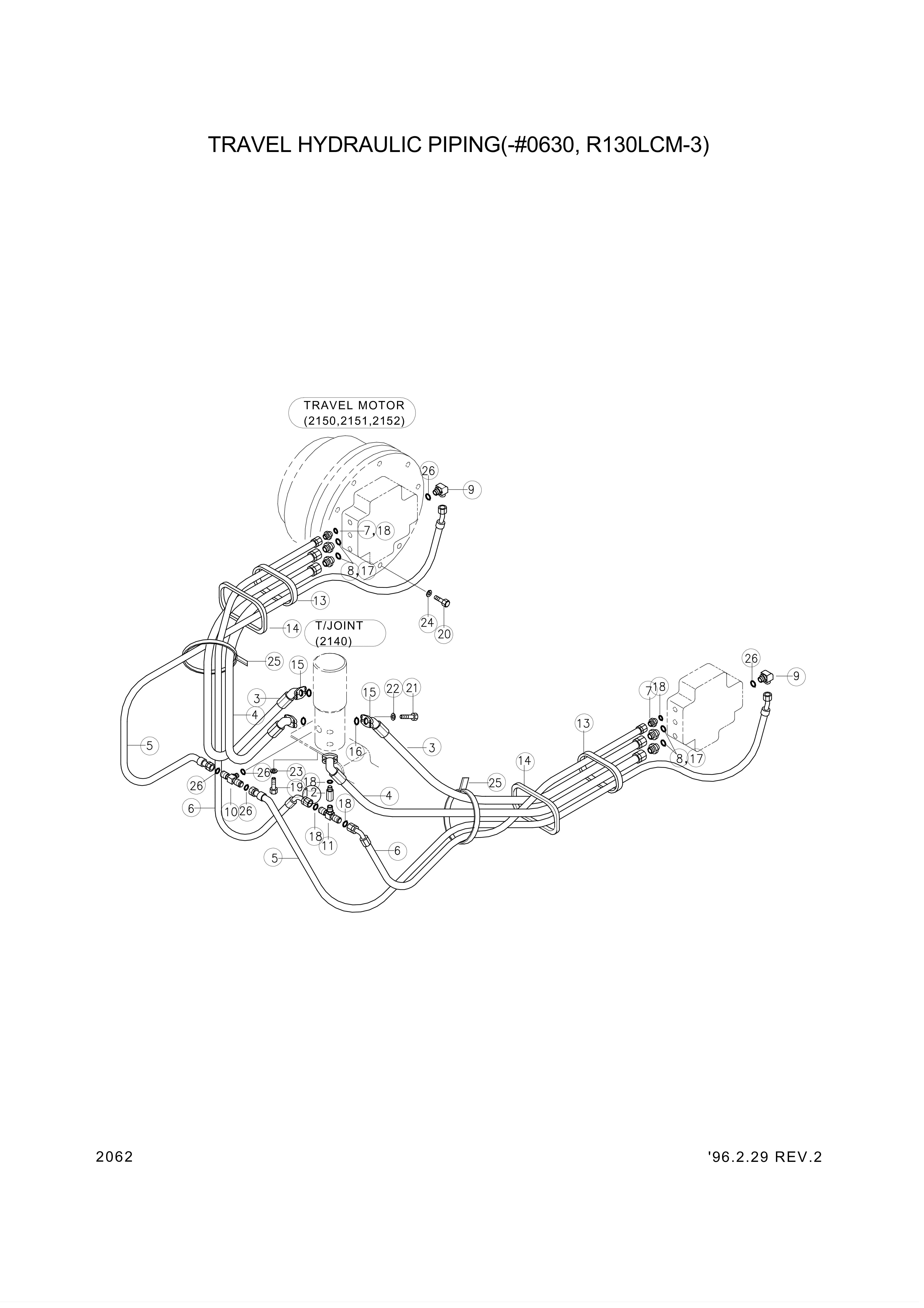 drawing for Hyundai Construction Equipment Y171-019004 - O-RING (figure 5)