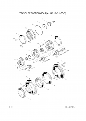 drawing for Hyundai Construction Equipment 93711-40221 - PIN-SPRING (figure 3)