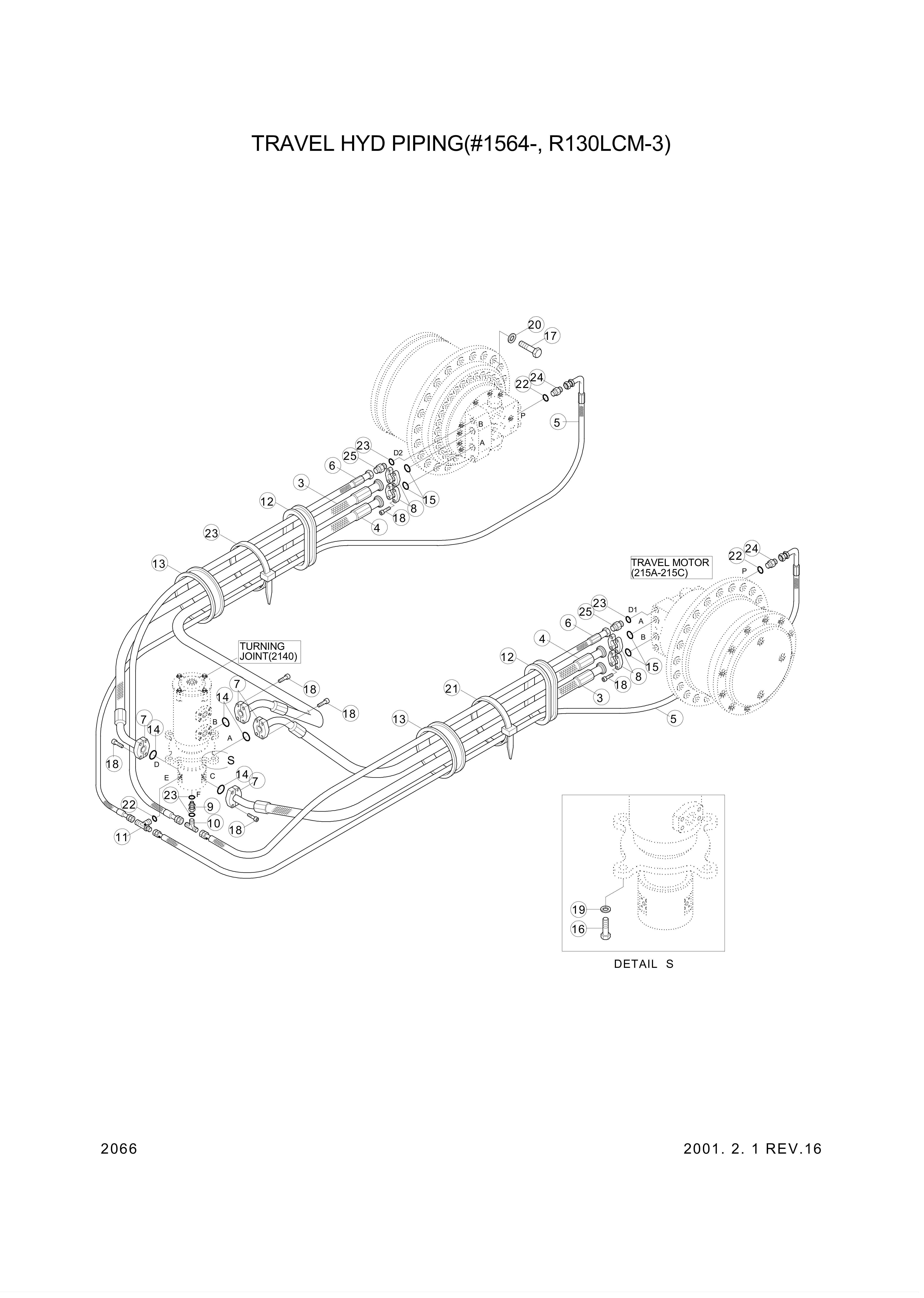 drawing for Hyundai Construction Equipment S441-16000V - WASHER-HARDEN (figure 3)