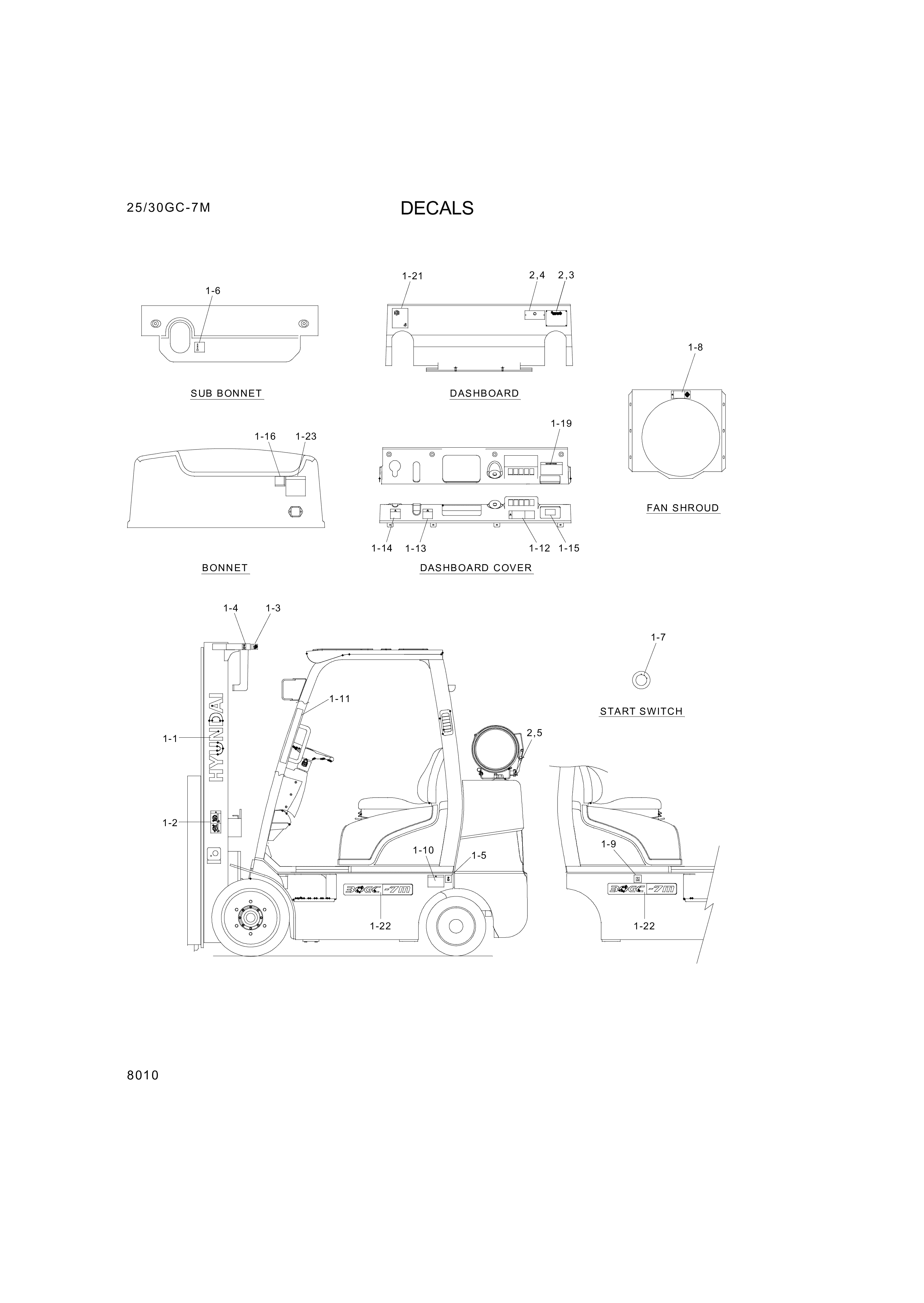 drawing for Hyundai Construction Equipment 97HC-02300 - DECAL-MODEL NAME (figure 1)