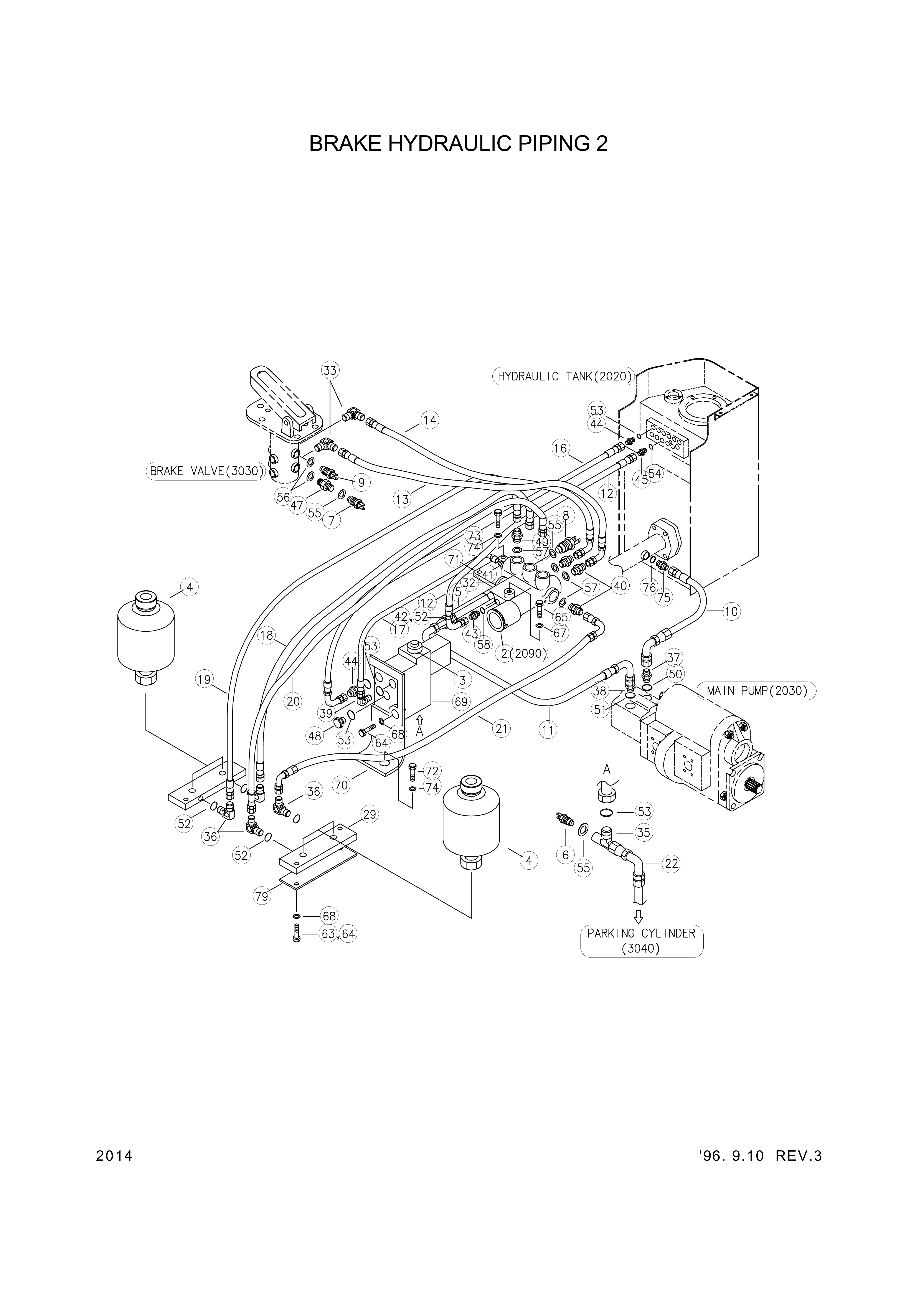 drawing for Hyundai Construction Equipment 34L3-01190 - PLATE (figure 2)