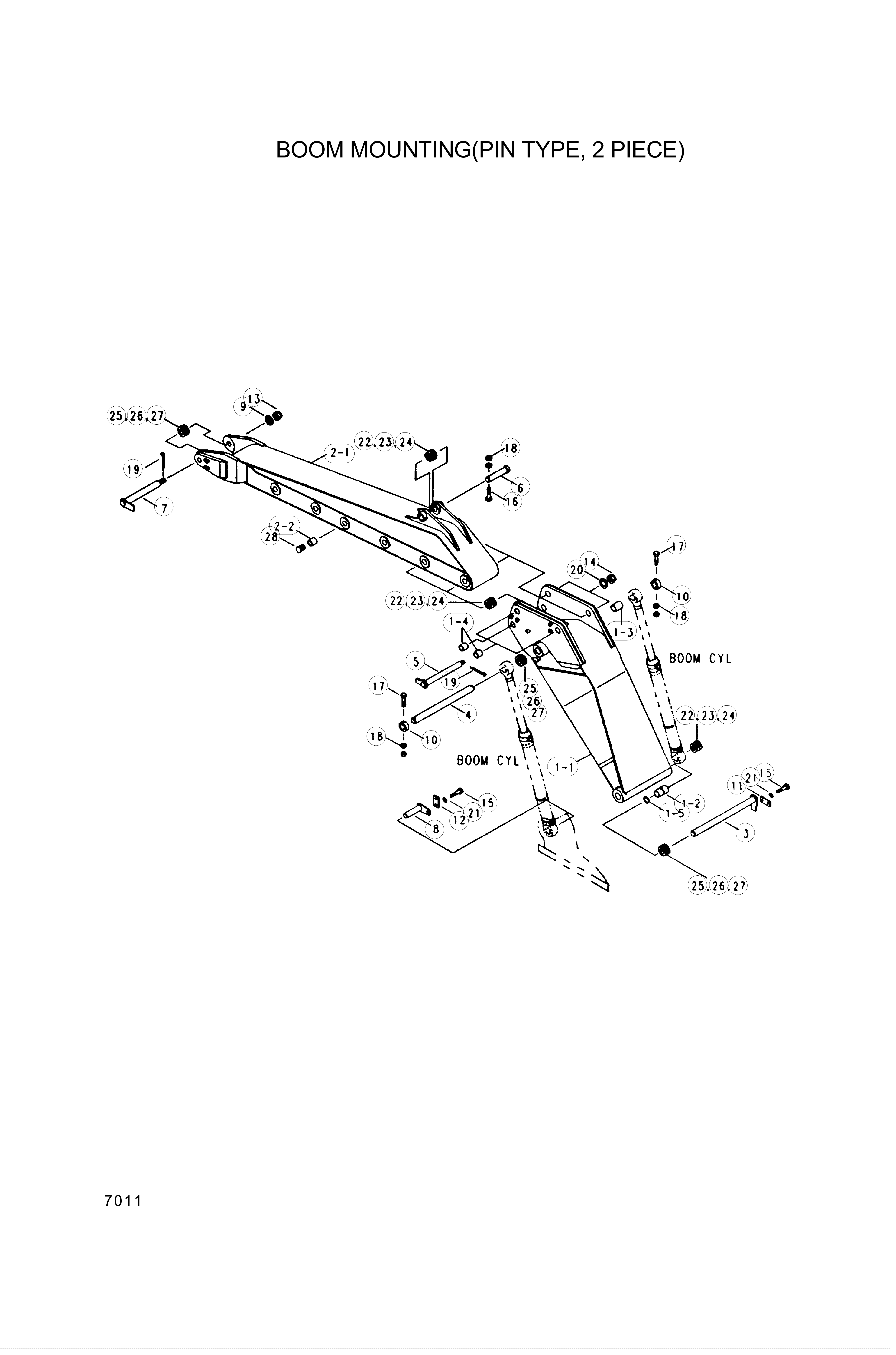 drawing for Hyundai Construction Equipment S403-485002 - WASHER-PLAIN (figure 1)