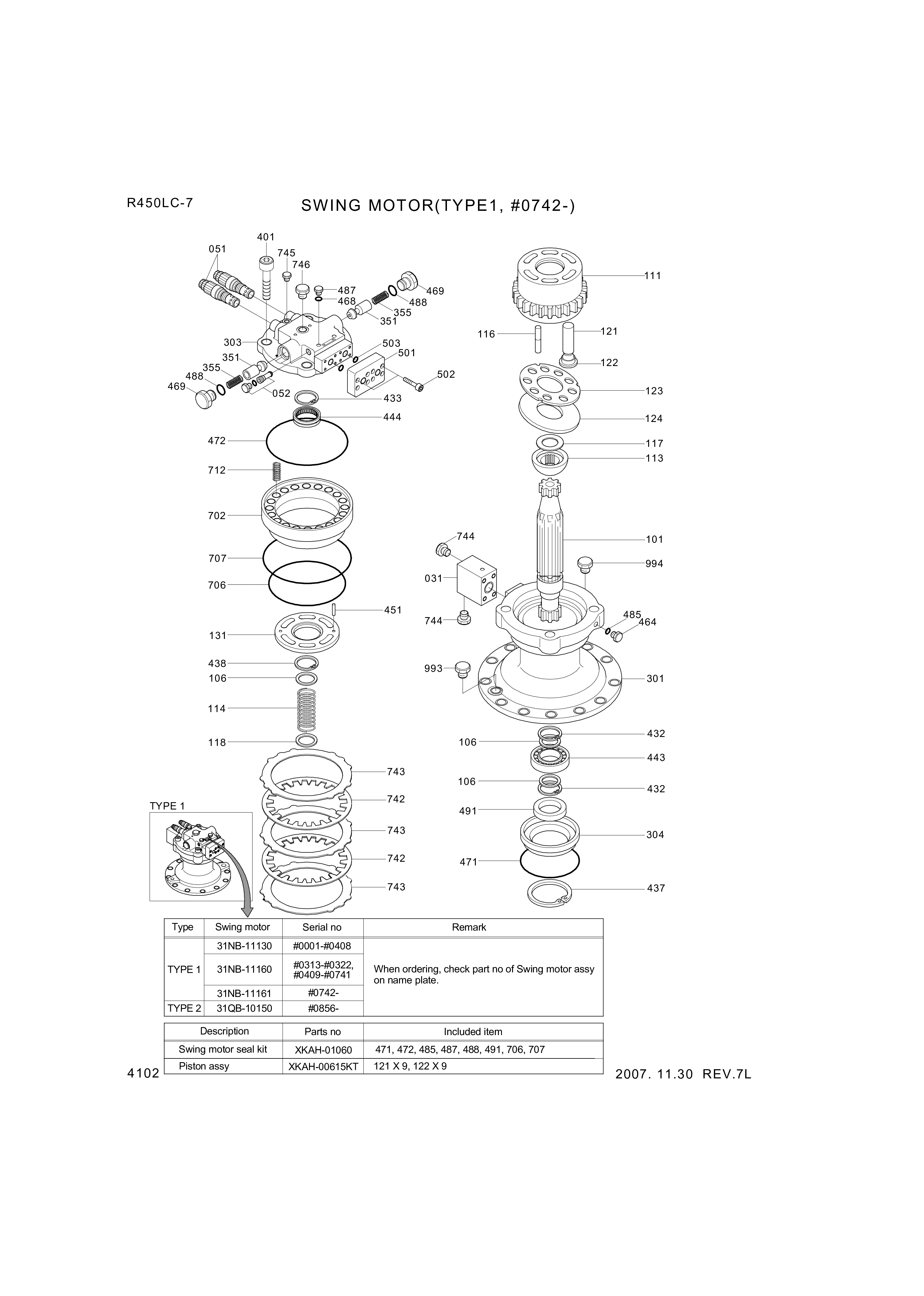 drawing for Hyundai Construction Equipment XKAH-01087 - VALVE-BRAKE (figure 4)