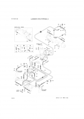 drawing for Hyundai Construction Equipment P933-067026 - HOSE ASSY-ORFS&THD (figure 3)