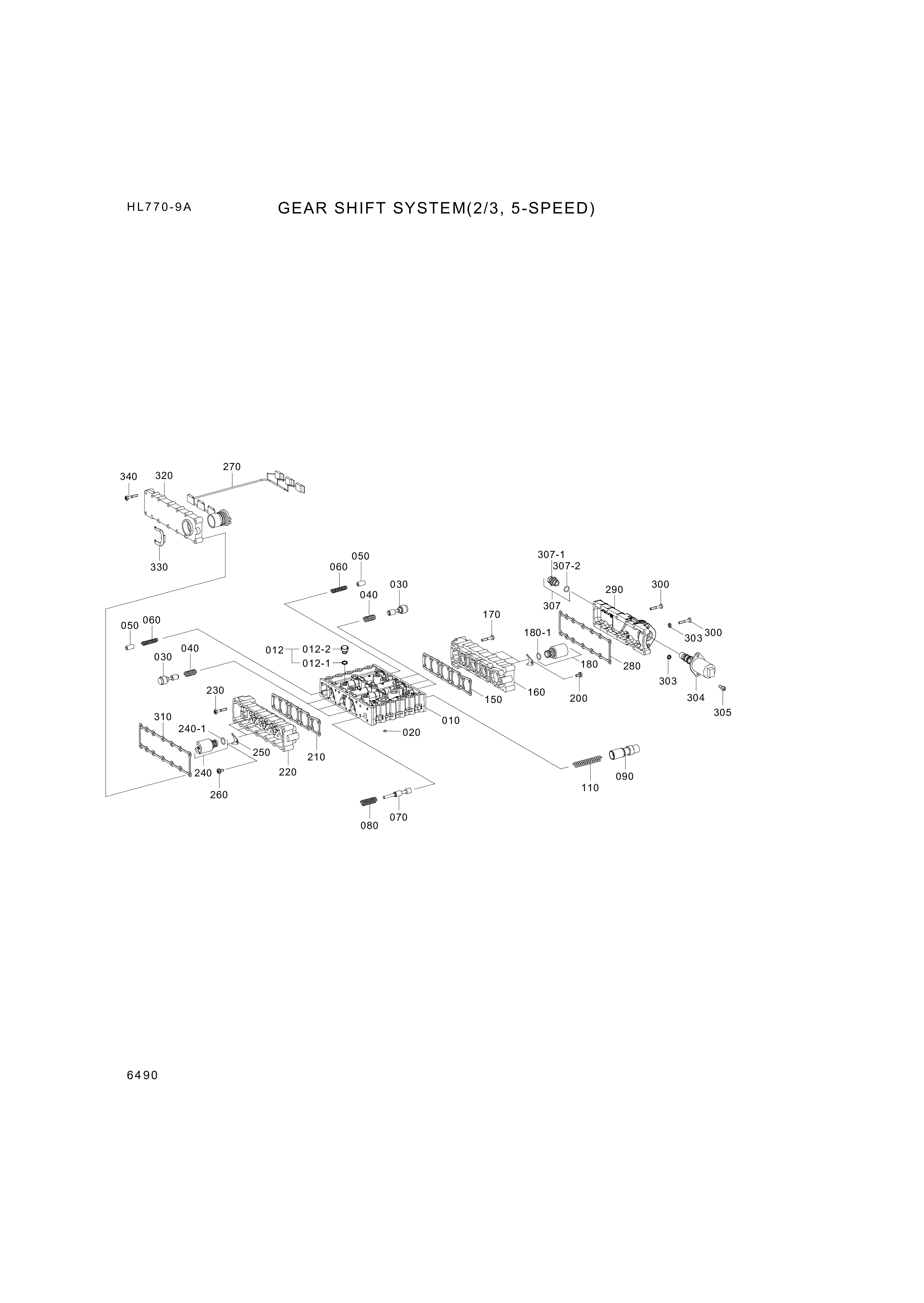 drawing for Hyundai Construction Equipment 4656-206-013 - BLOCK-VALVE (figure 2)