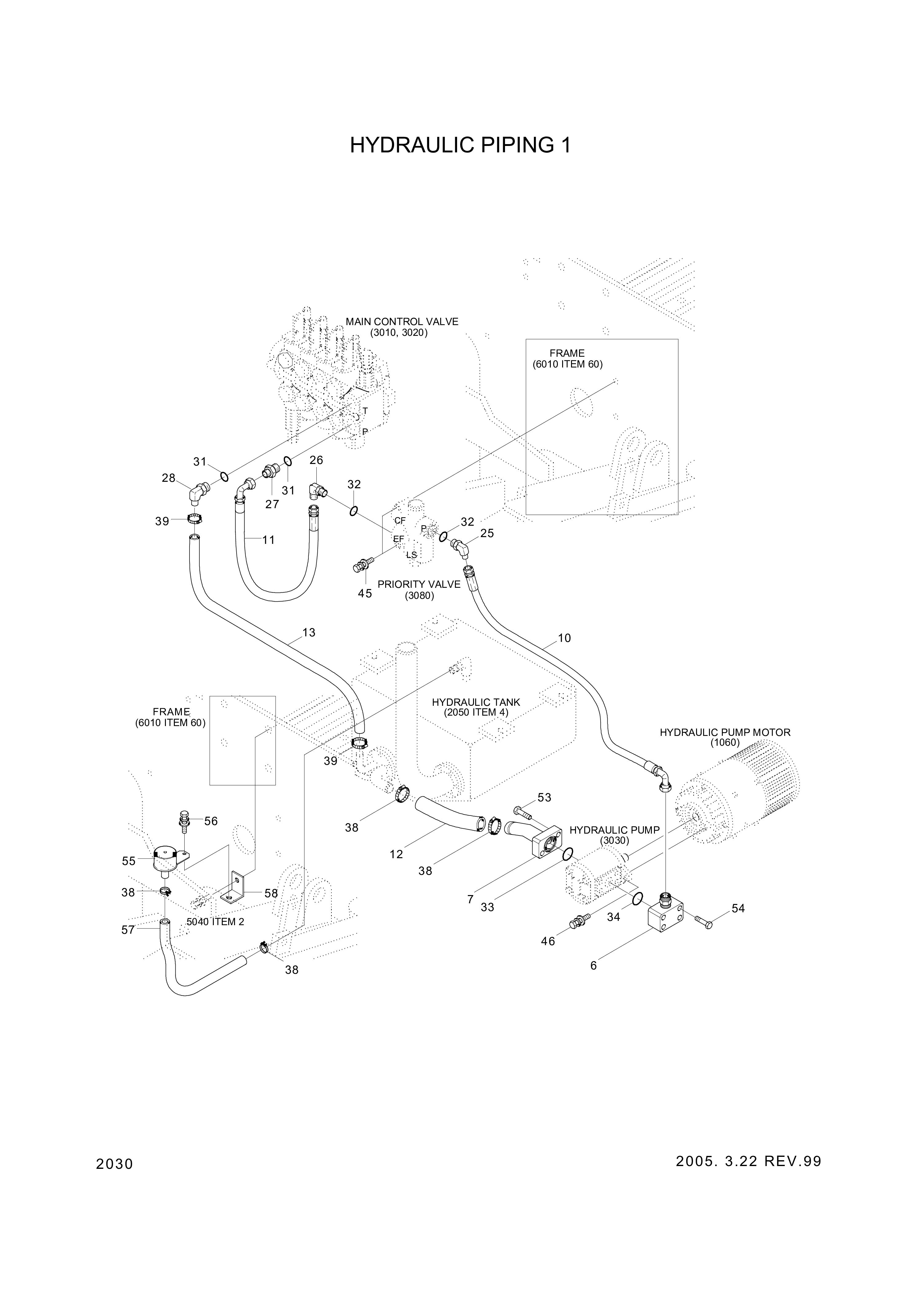 drawing for Hyundai Construction Equipment 000135 - BOLT-HEX (figure 3)