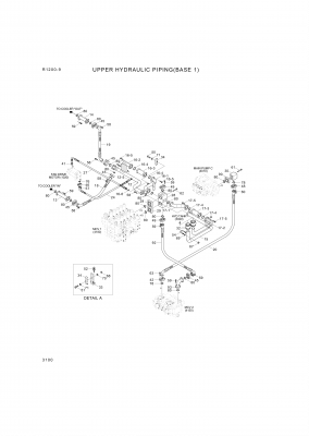 drawing for Hyundai Construction Equipment P983-127414 - HOSE ASSY-ORFS&FLG (figure 1)